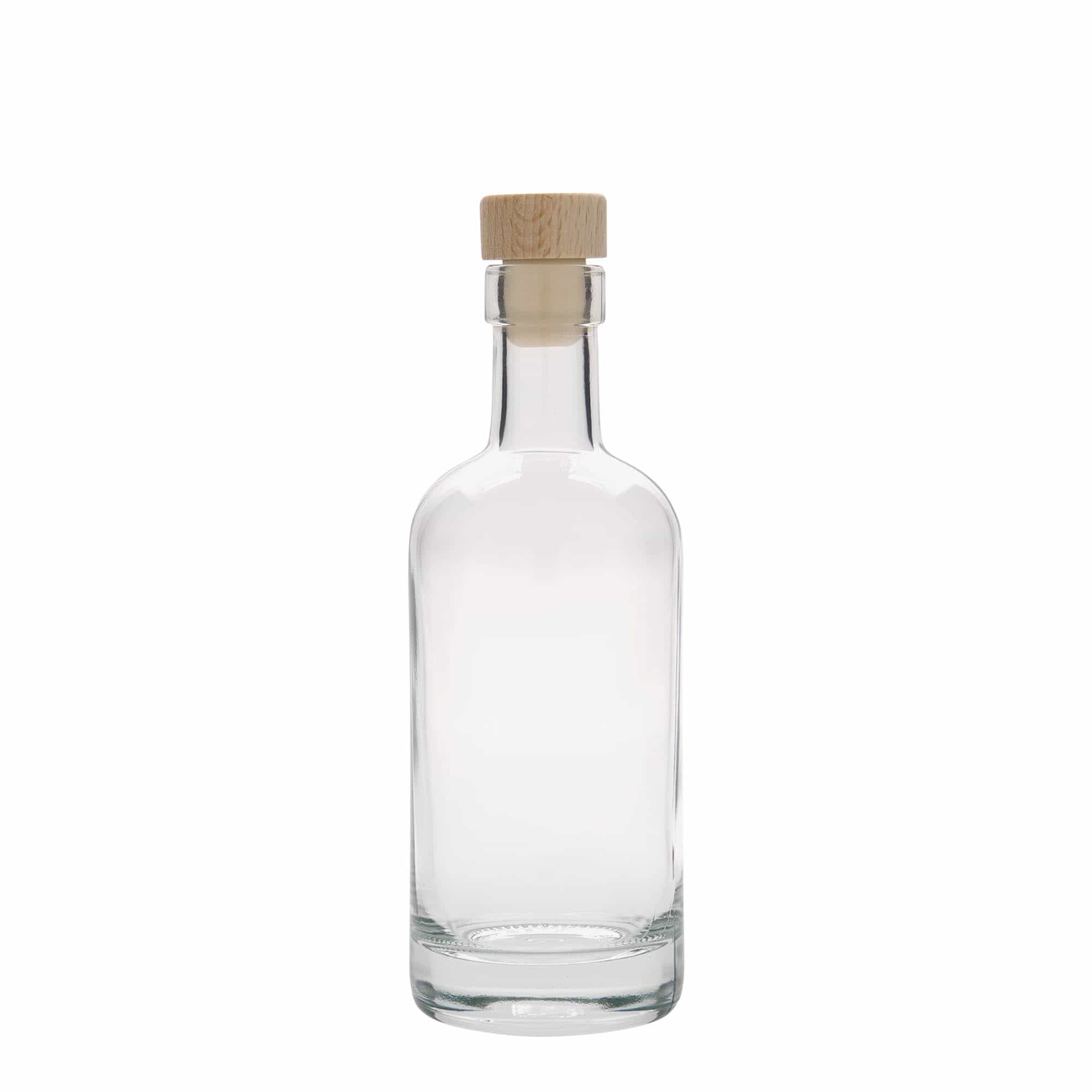 250 ml sklenená fľaša 'Linea Uno', hrdlo: korok