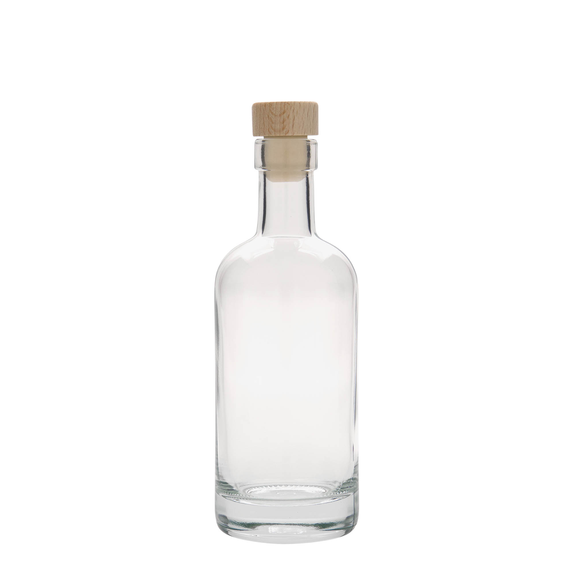 250 ml sklenená fľaša 'Linea Uno', hrdlo: korok