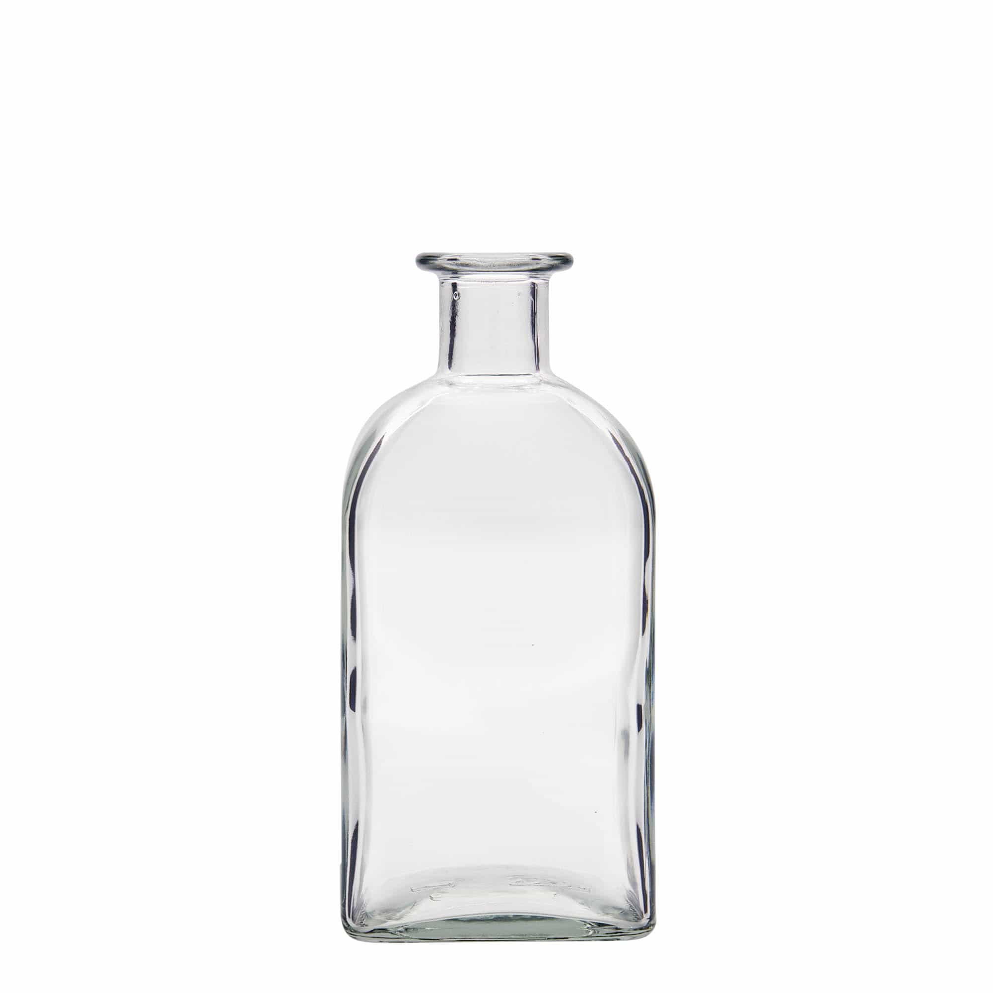 500 ml sklenená fľaša Apotheker Carré, štvorcová, hrdlo: korkové 500 ml sklenená fľaša Apotheker Carré, štvorcová, hrdlo: korkové