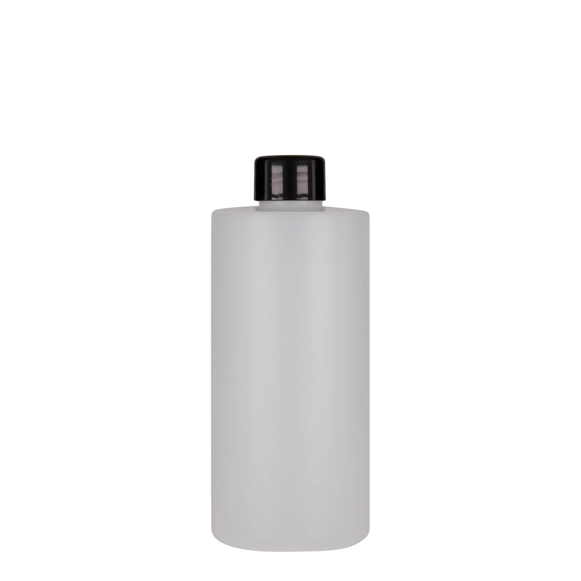 300 ml plastová fľaša 'Pipe', HDPE, biela, hrdlo: 24/410
