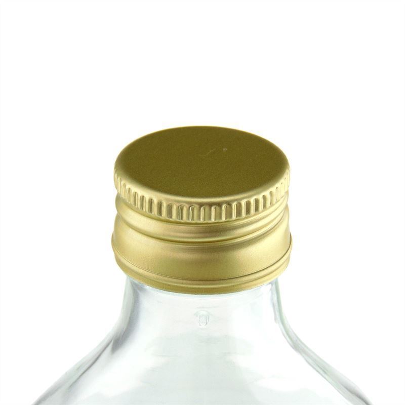 Závitové uzáver, kov, zlatý, pre hrdlo: PP 28 Závitové uzáver, kov, zlatý, pre hrdlo: PP 28