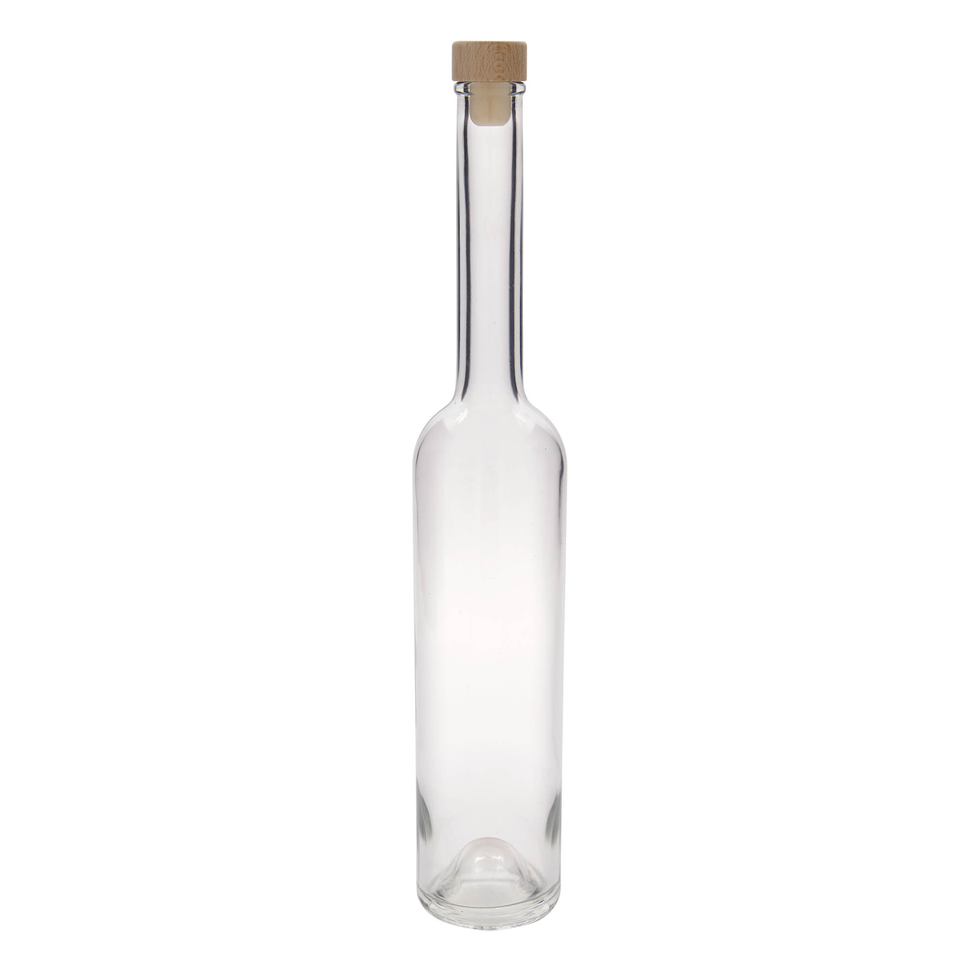 500 ml sklenená fľaša 'Platina', hrdlo: korkové