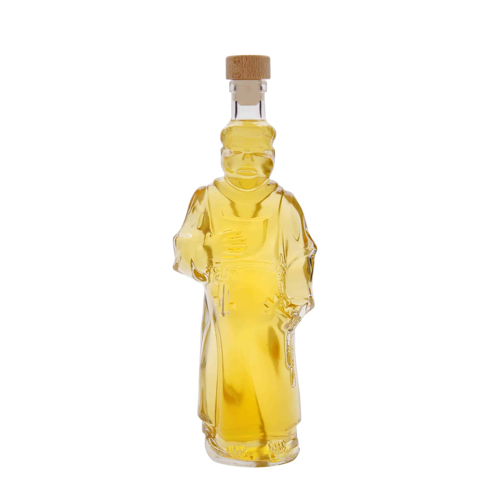 350 ml sklená fľaša „Mních“, hrdlo: korok