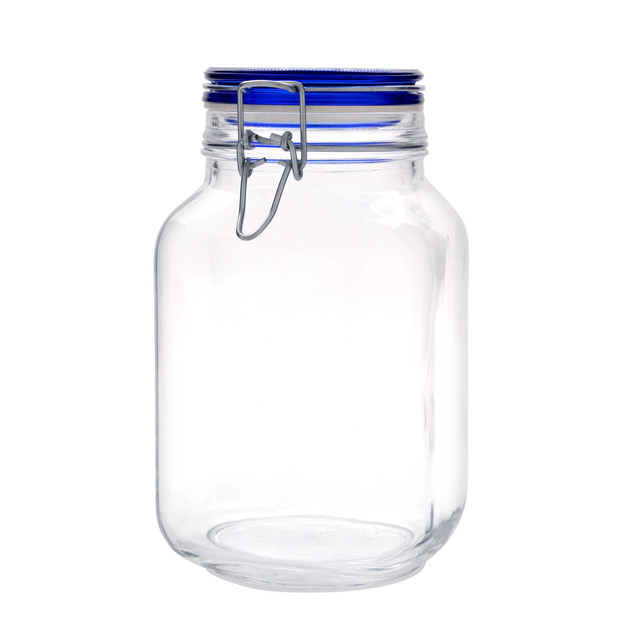 2.000 ml držiak na drôtové viečko 'Fido' modrý vrch, štvorcový, hrdlo: drôtový uzáver 2.000 ml držiak na drôtové viečko 'Fido' modrý vrch, štvorcový, hrdlo: drôtový uzáver