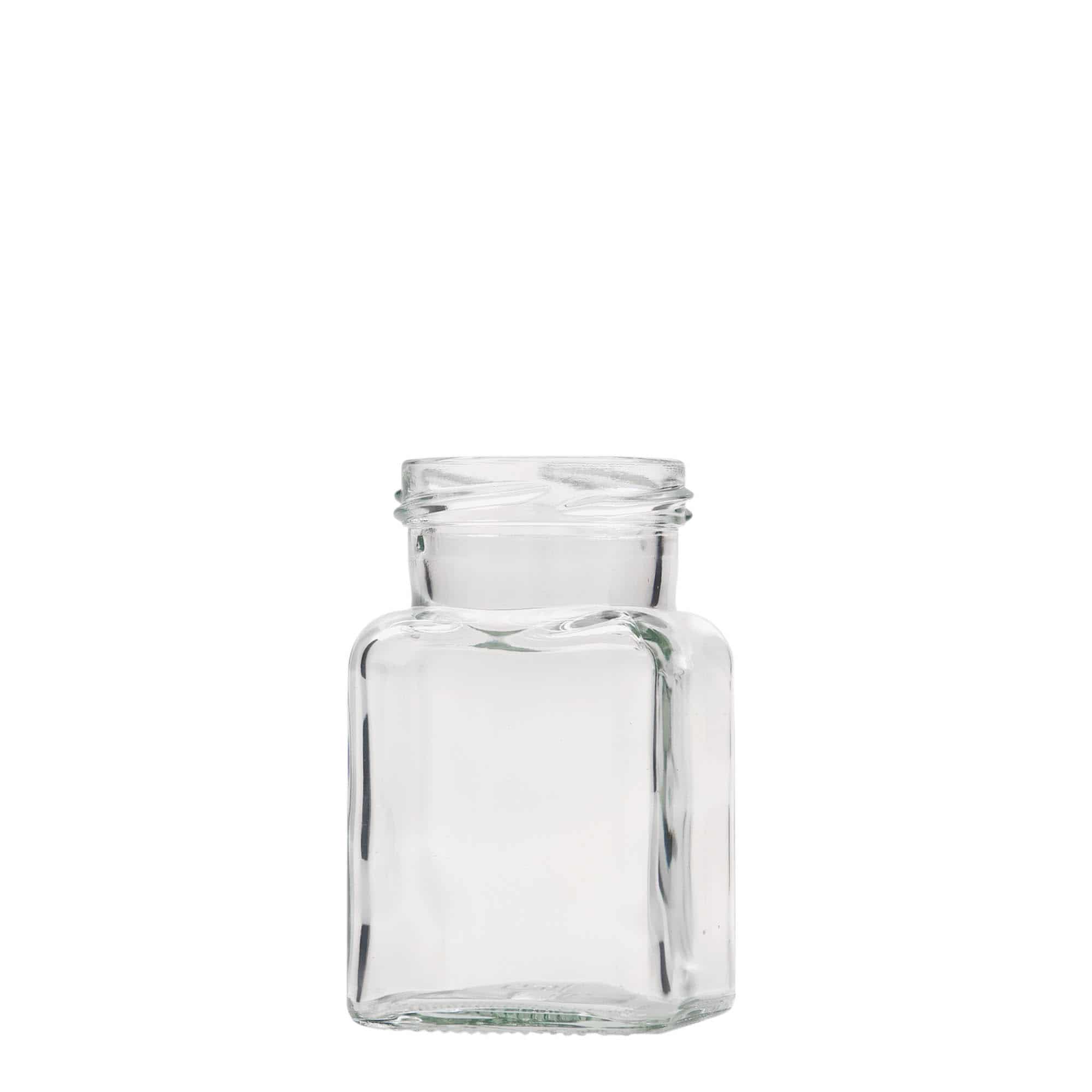 150 ml štvorhranný pohár, hrdlo: twist off (TO 53)