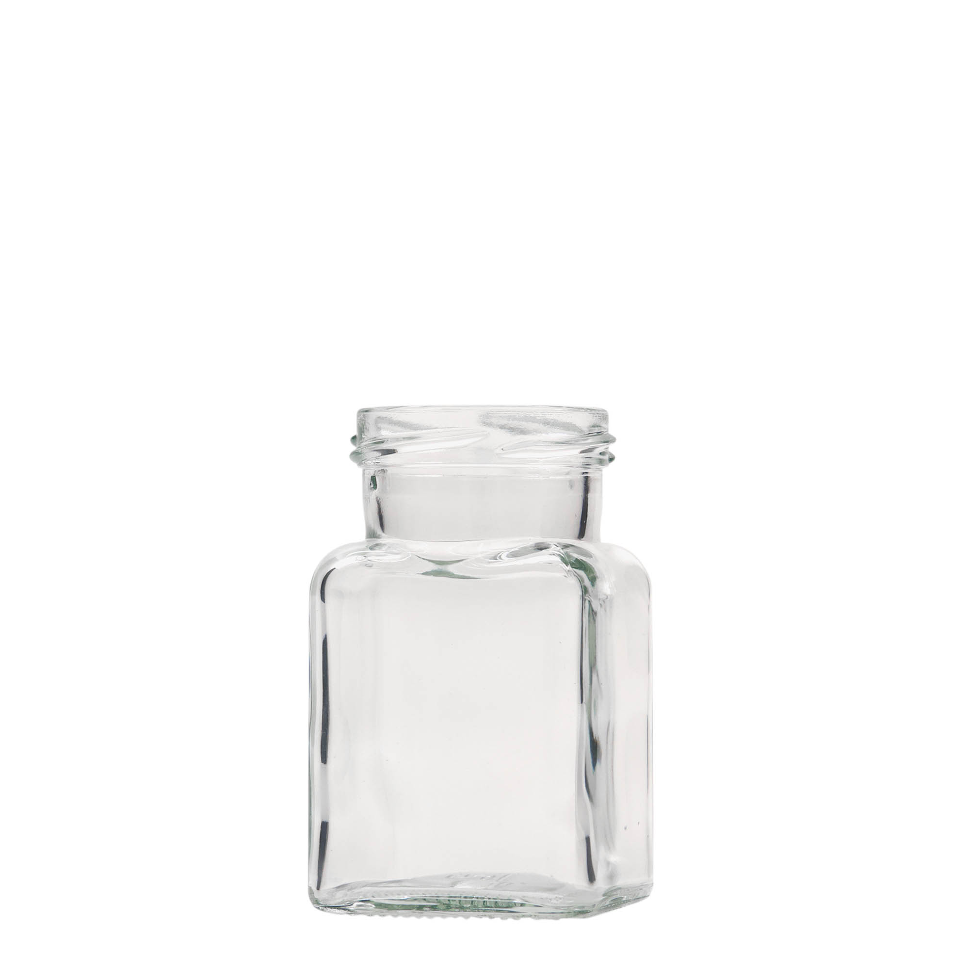 150 ml štvorcová fľaša, hrdlo: Twist-Off (TO 53)
