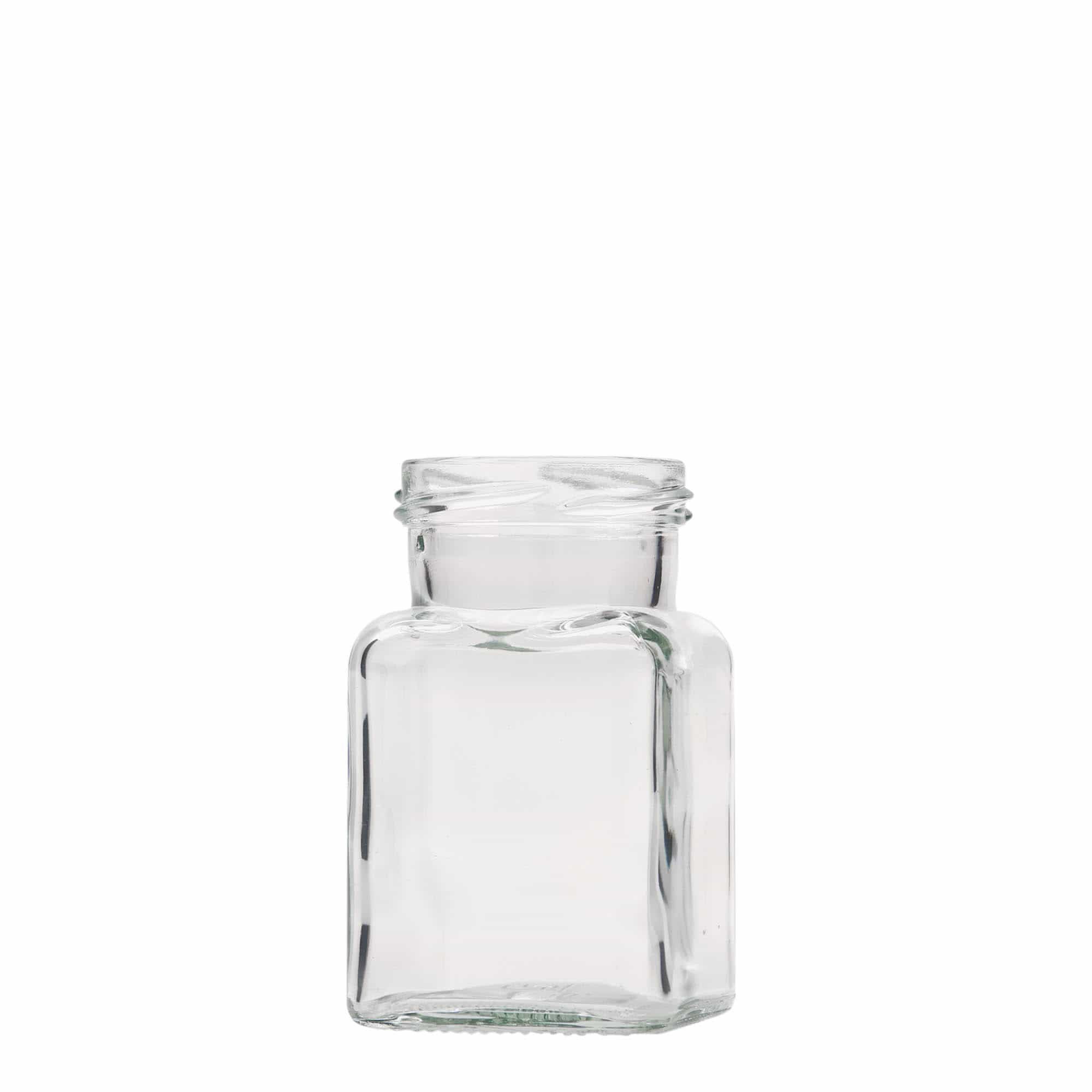 150 ml štvorcová fľaša, hrdlo: Twist-Off (TO 53)