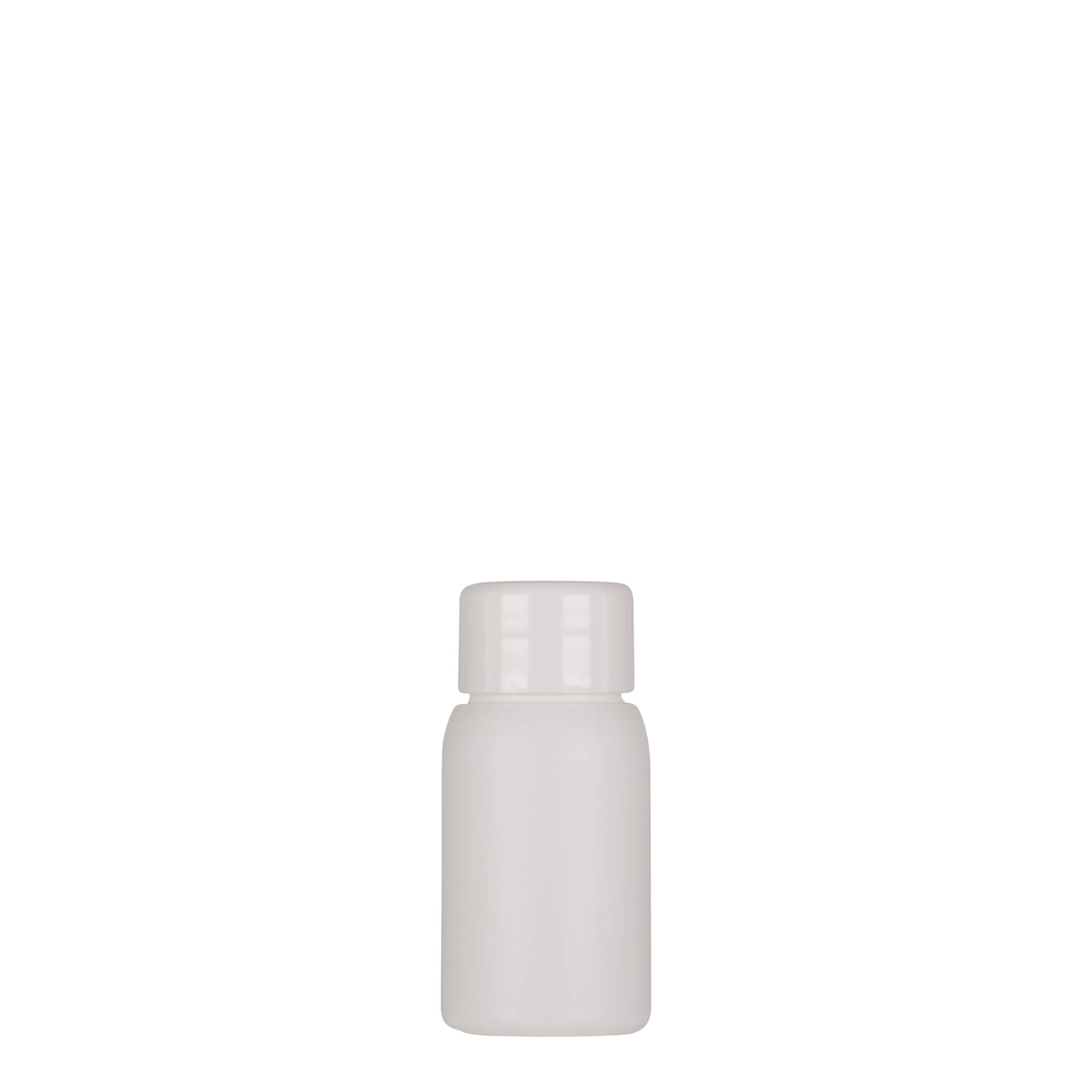30 ml plastová fľaša 'Tuffy', HDPE, biela, hrdlo: 24/410