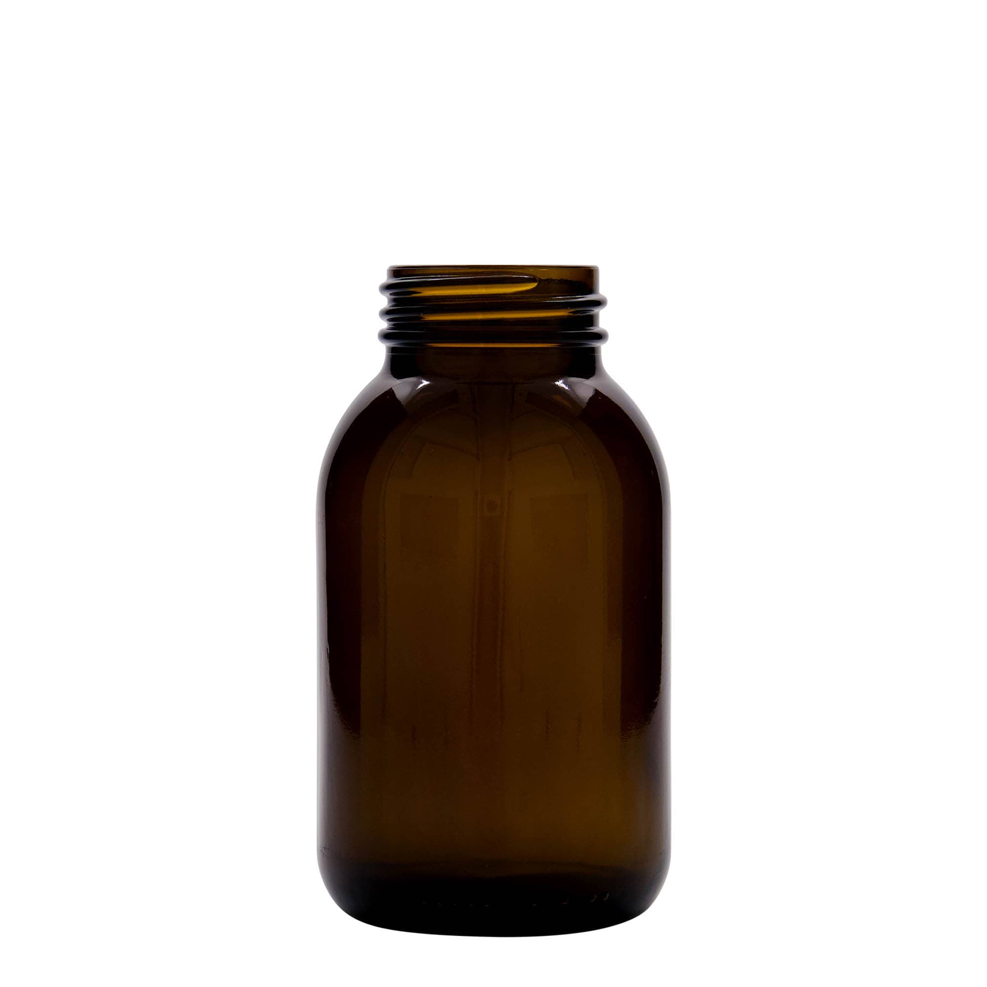 500 ml širokootvorová fľaša, hnedá, hrdlo: DIN 55