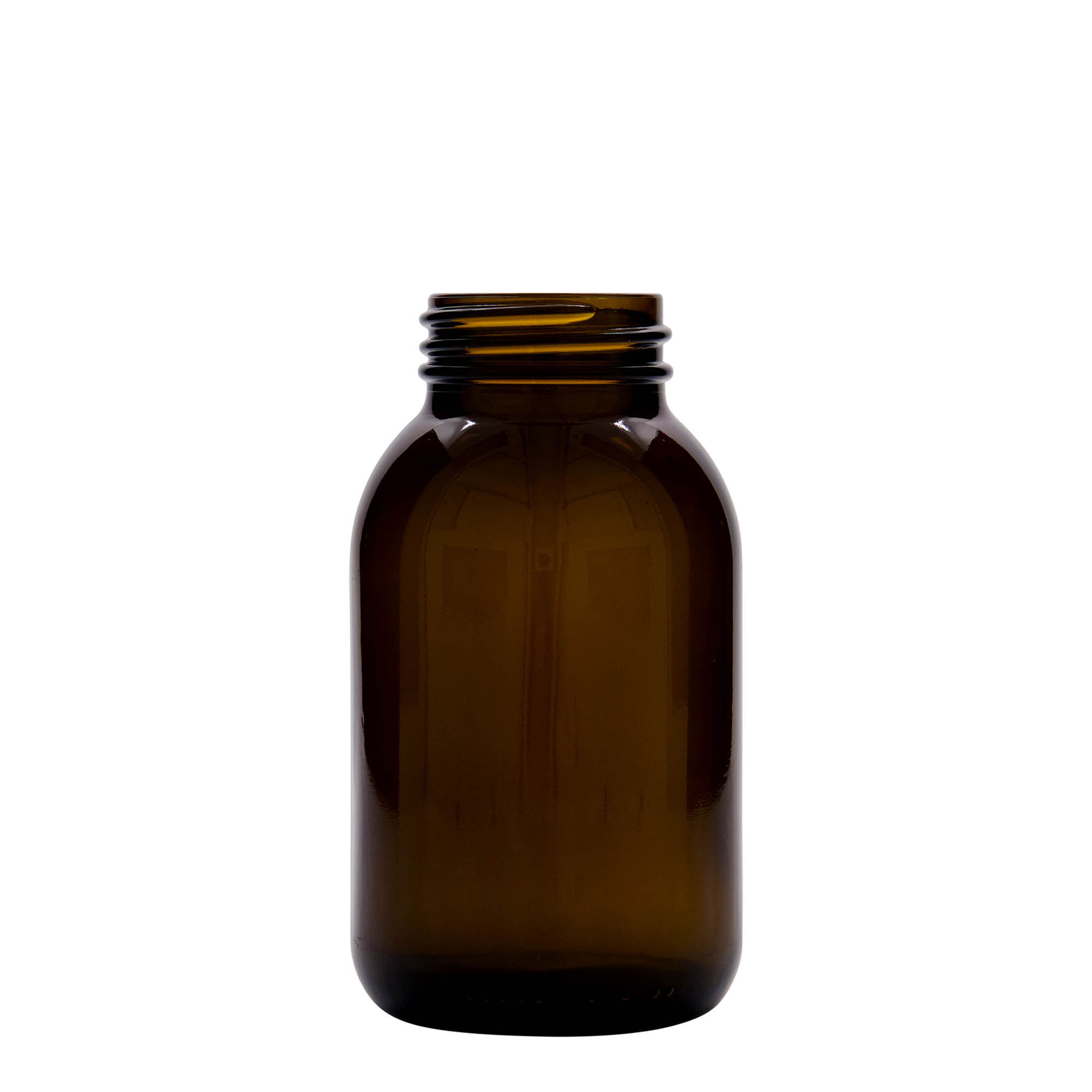 500 ml širokootvorová fľaša, hnedá, hrdlo: DIN 55 500 ml širokootvorová fľaša, hnedá, hrdlo: DIN 55