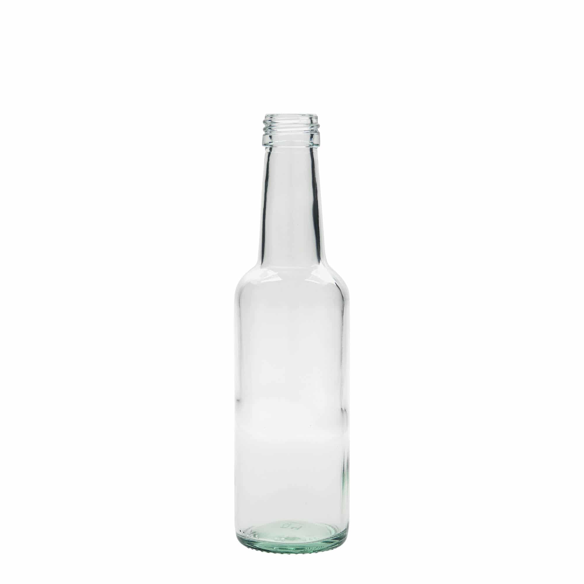 250 ml sklenená fľaša s rovnakým hrdlom, hrdlo: PP 28