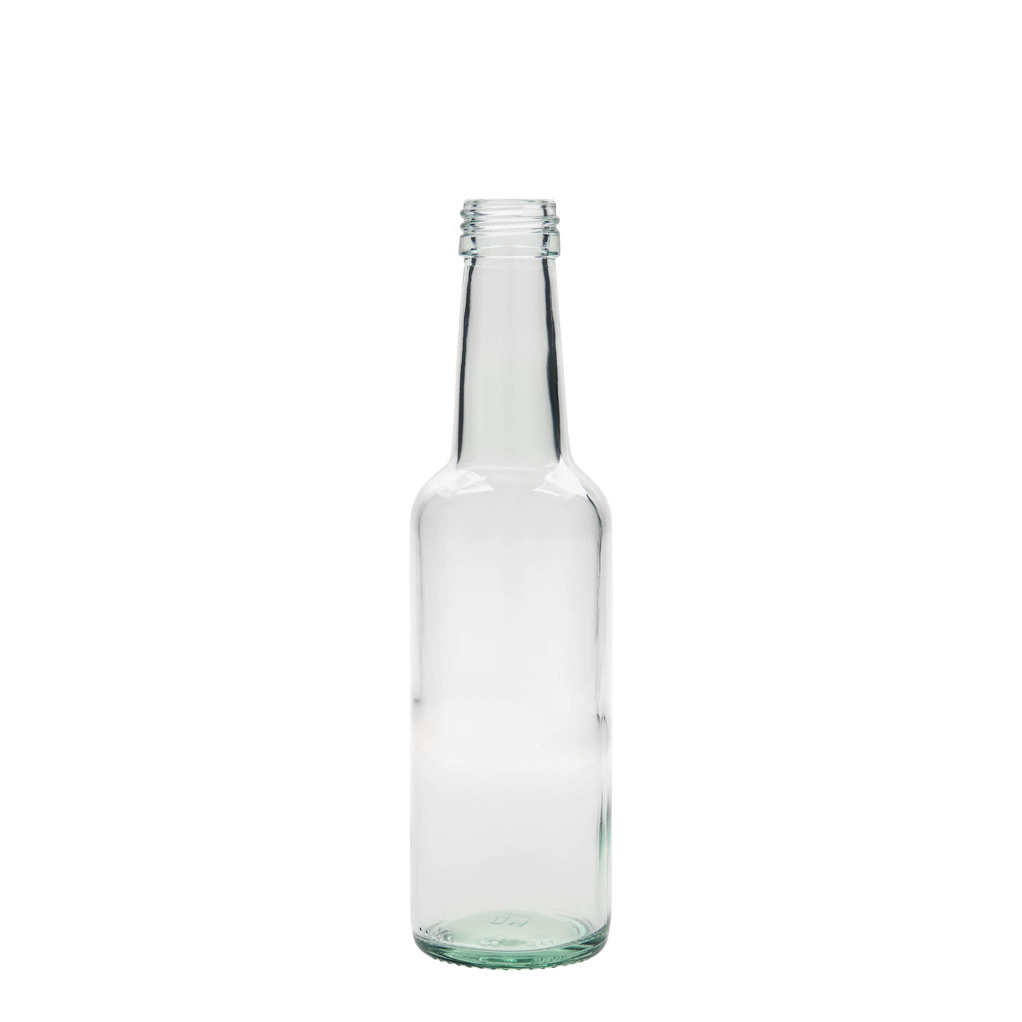 250 ml sklenená fľaša s rovnakým hrdlom, hrdlo: PP 28