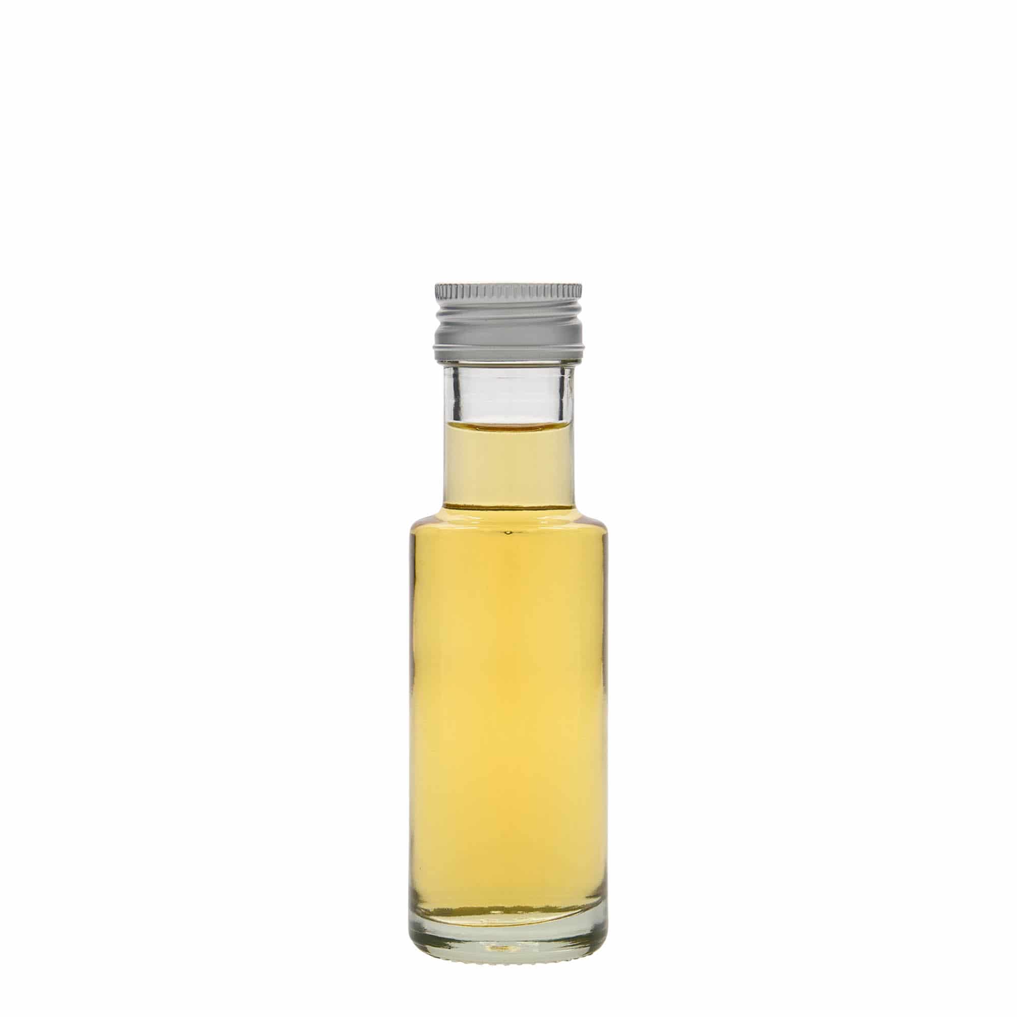 100 ml sklená fľaša „Dorica“, hrdlo: PP 31,5