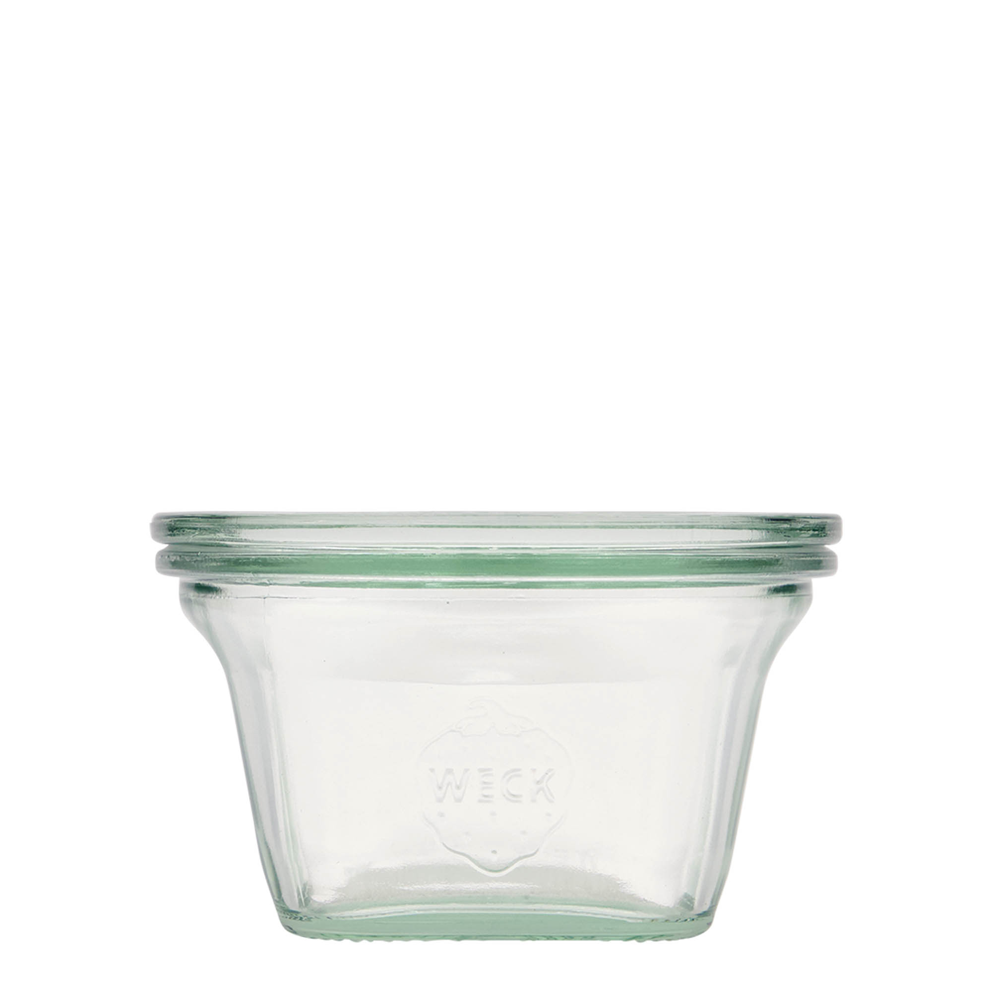 290 ml WECK-Quadroglas, štvorcové, hrdlo: okrúhly okraj 290 ml WECK-Quadroglas, štvorcové, hrdlo: okrúhly okraj