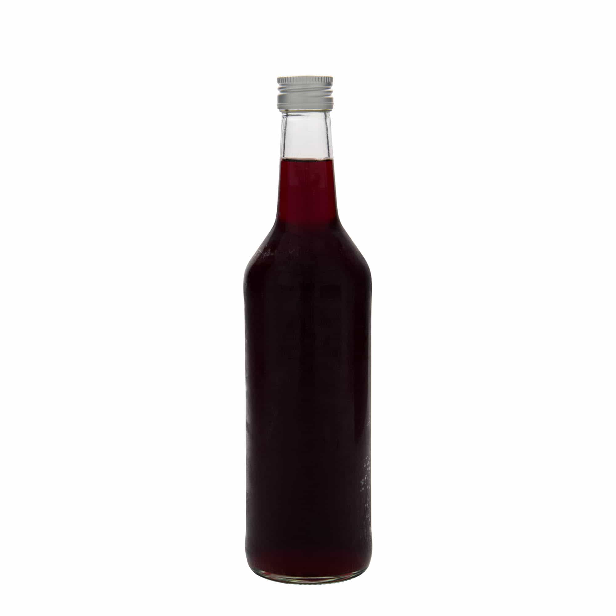 500 ml sklená fľaša rovné hrdlo, hrdlo: PP 28