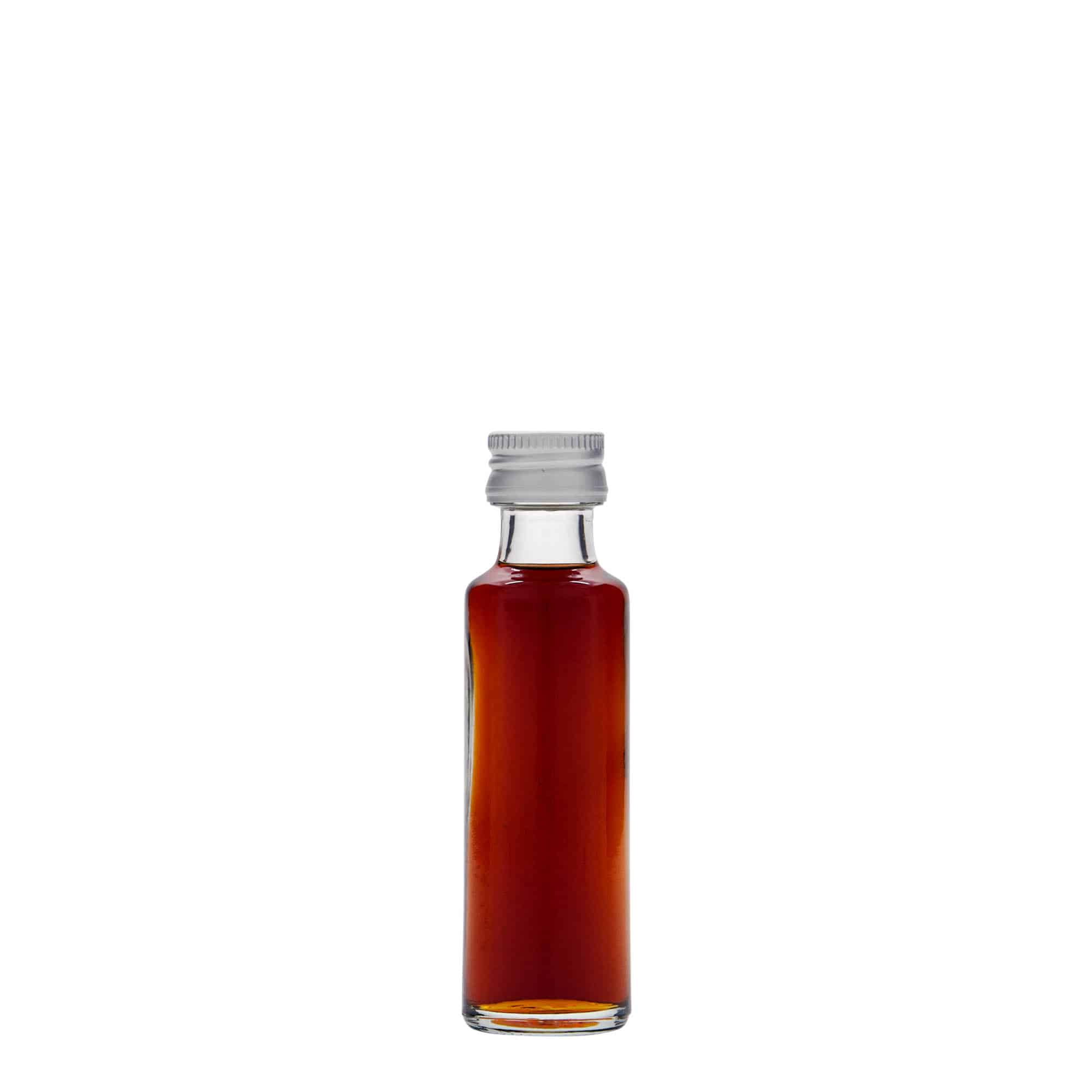 20 ml sklená fľaša „Dorica“, hrdlo: PP 18