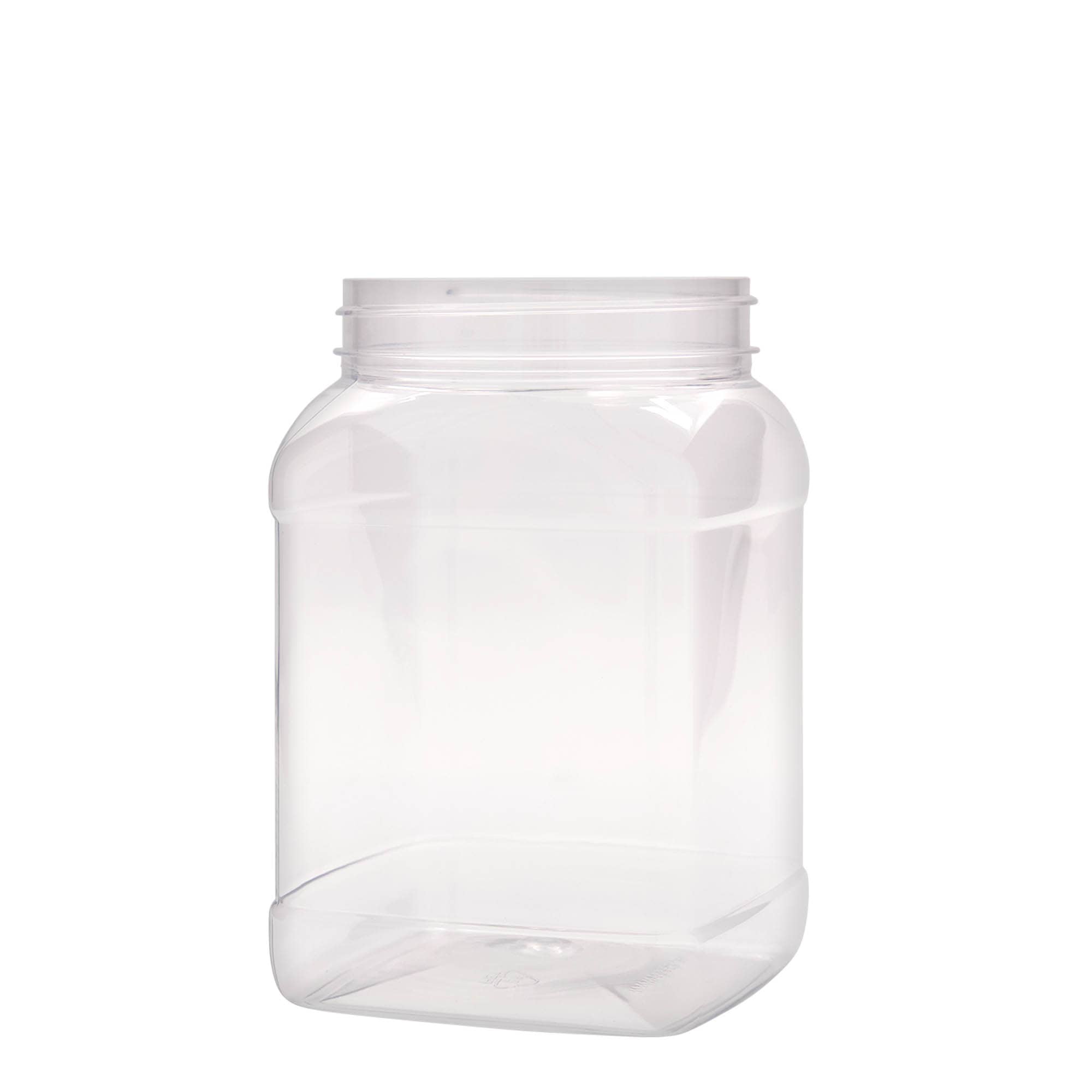 1 500 ml PET dóza „Dana“, štvorcová, plast, hrdlo: 100/400 1 500 ml PET dóza „Dana“, štvorcová, plast, hrdlo: 100/400
