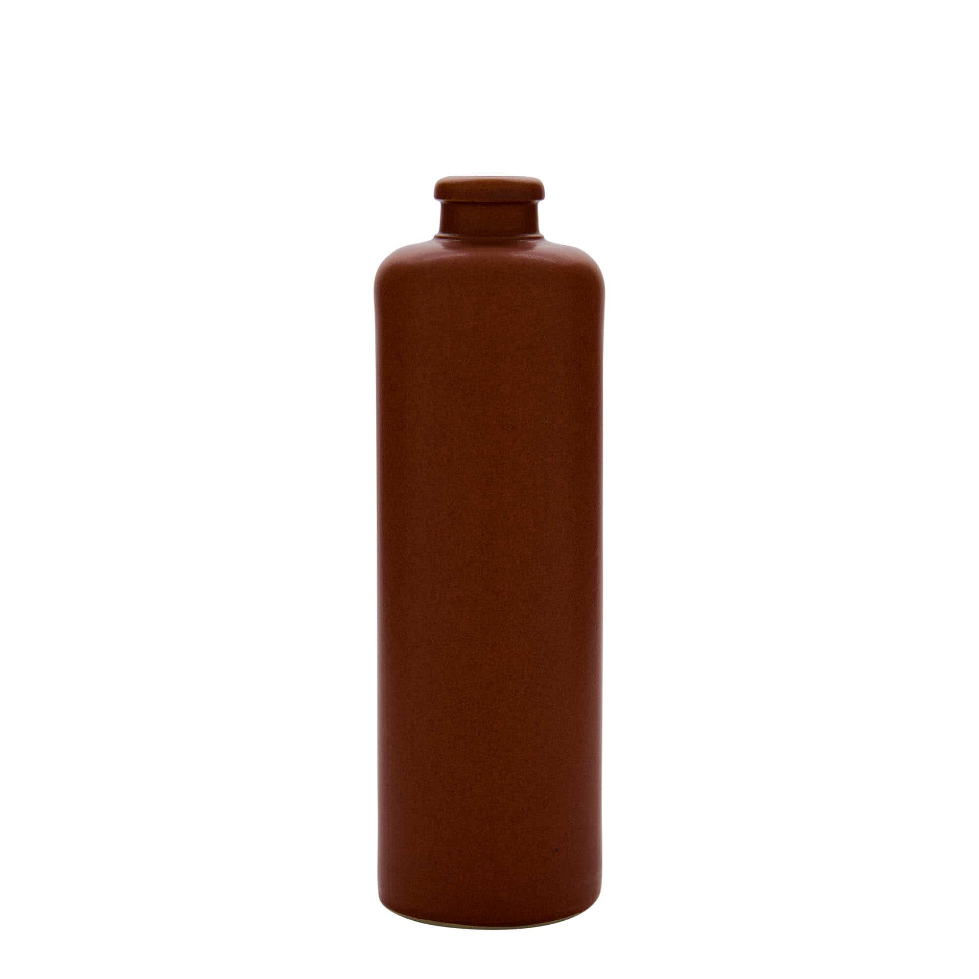 500 ml hlinený krčah, kamenina, červená – hnedá farba, hrdlo: korok 500 ml hlinený krčah, kamenina, červená – hnedá farba, hrdlo: korok