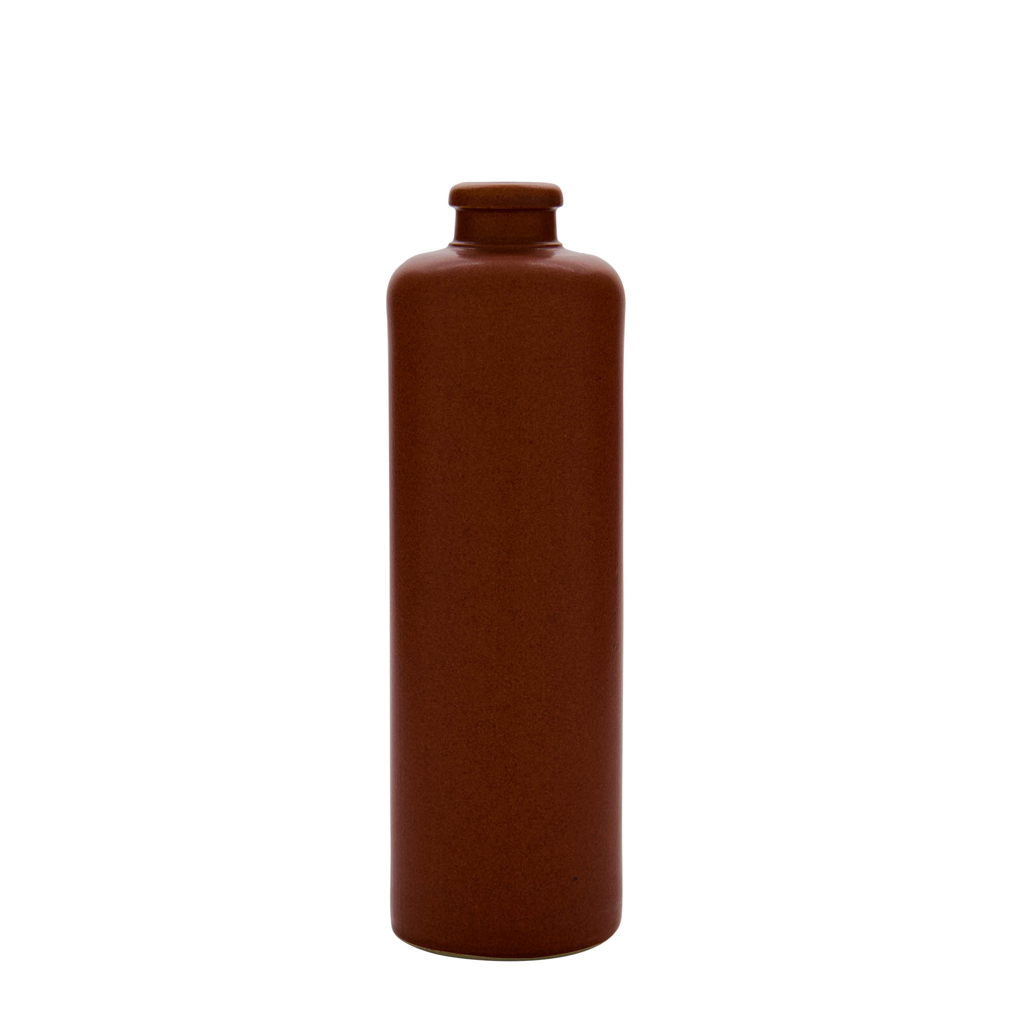 500 ml hlinený džbán, kamenina, červeno-hnedý, hrdlo: korok