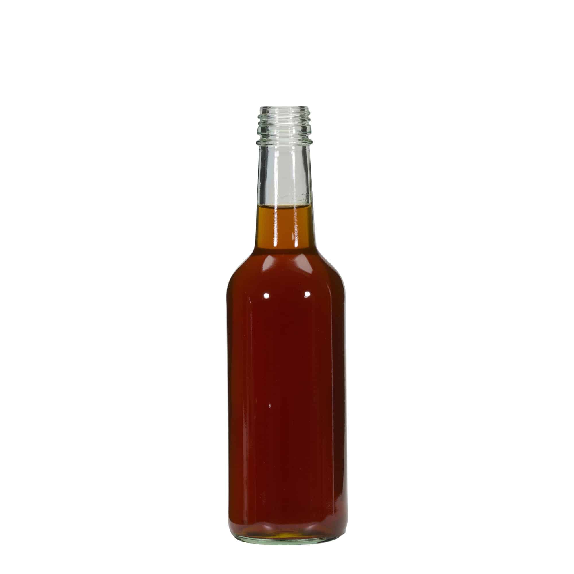330 ml univerzálna fľaša, sklená, hrdlo: PP 28