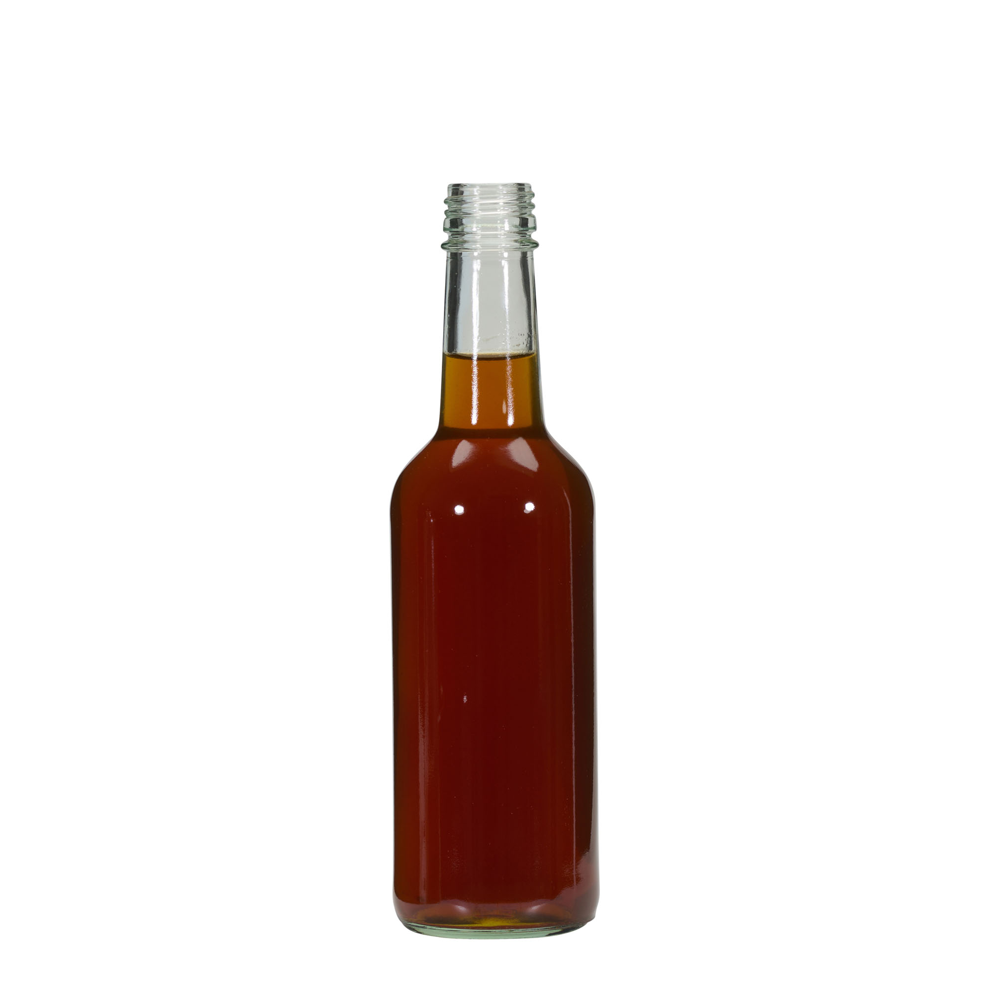 330 ml univerzálna fľaša, sklo, hrdlo: PP 28