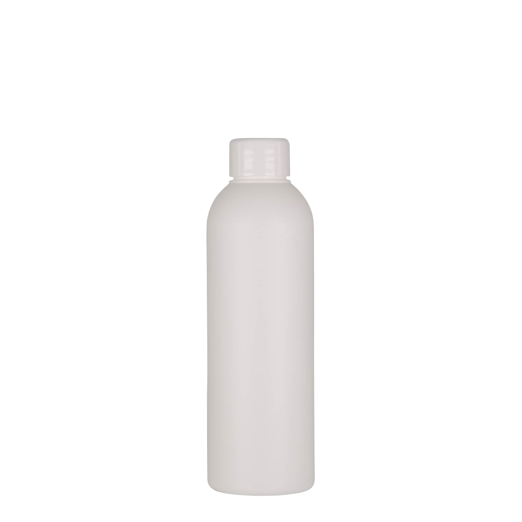 200 ml plastová fľaša 'Tuffy', HDPE, biela, hrdlo: 24/410