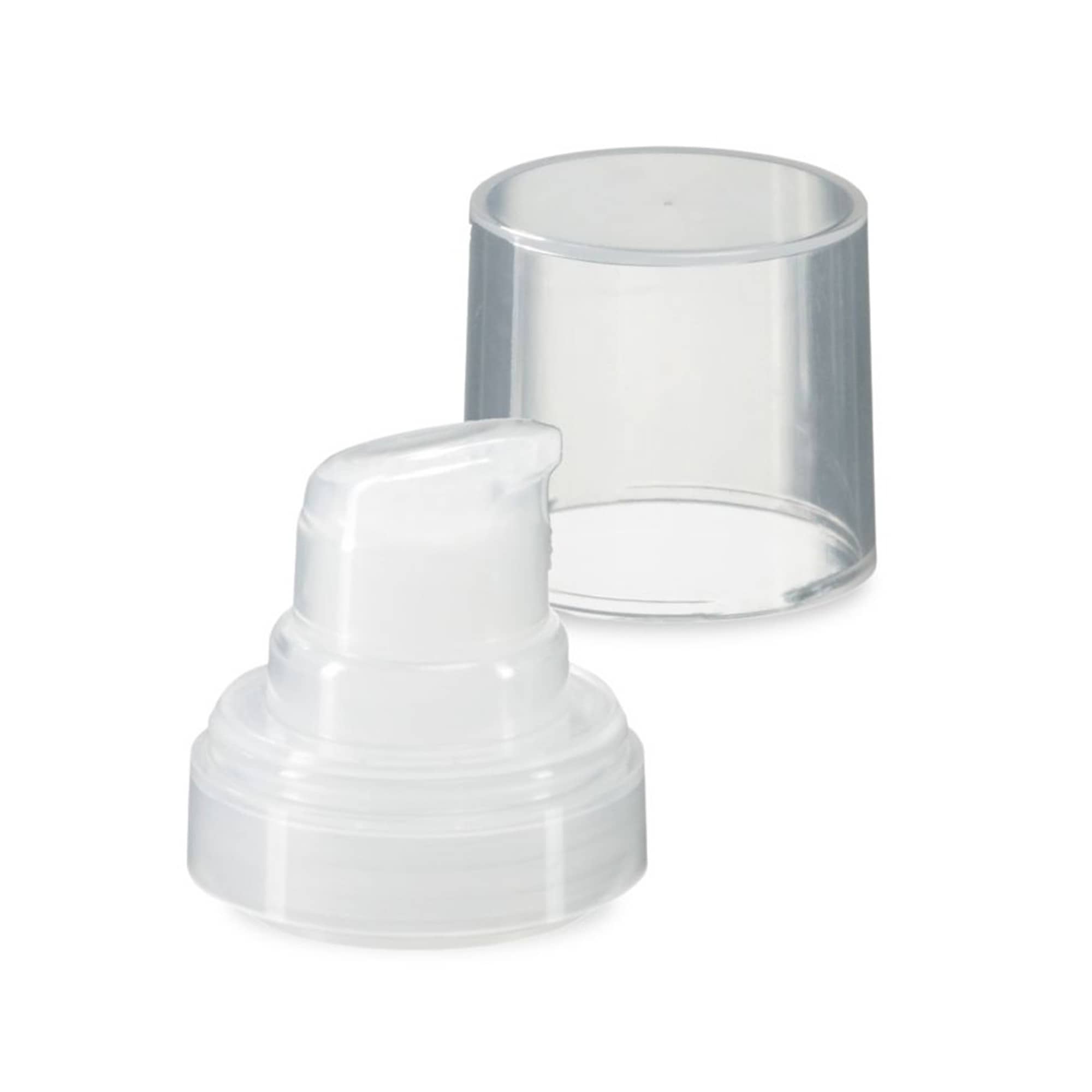 Airless hlava Micro prírodná + prírodná lesklá nasadzovacia krytka Airless hlava Micro prírodná + prírodná lesklá nasadzovacia krytka