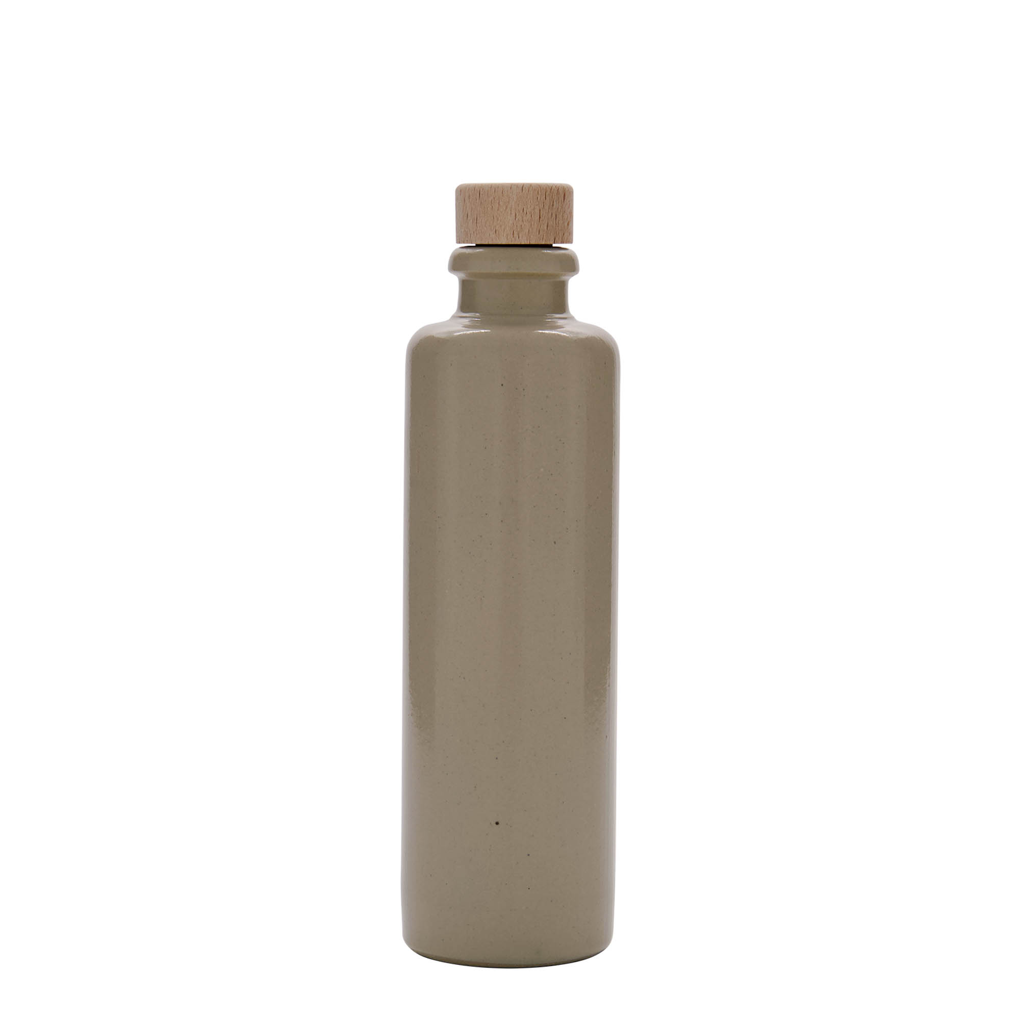 200 ml hlinený krčah, kamenina, béžová, hrdlo: korkové