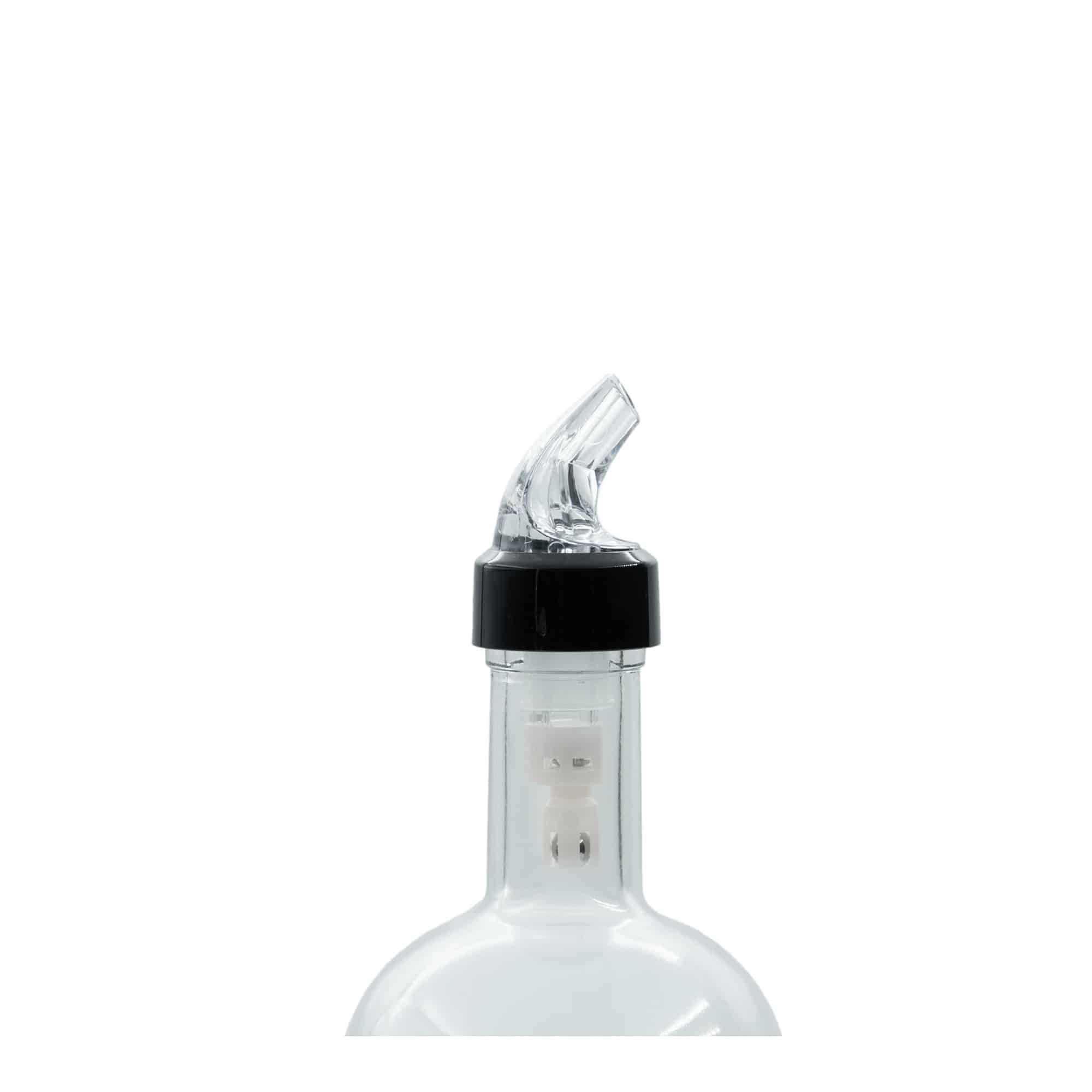 Dávkovací zobáčik „Auto Pour“ 5 cl, PE plast, číre sklo