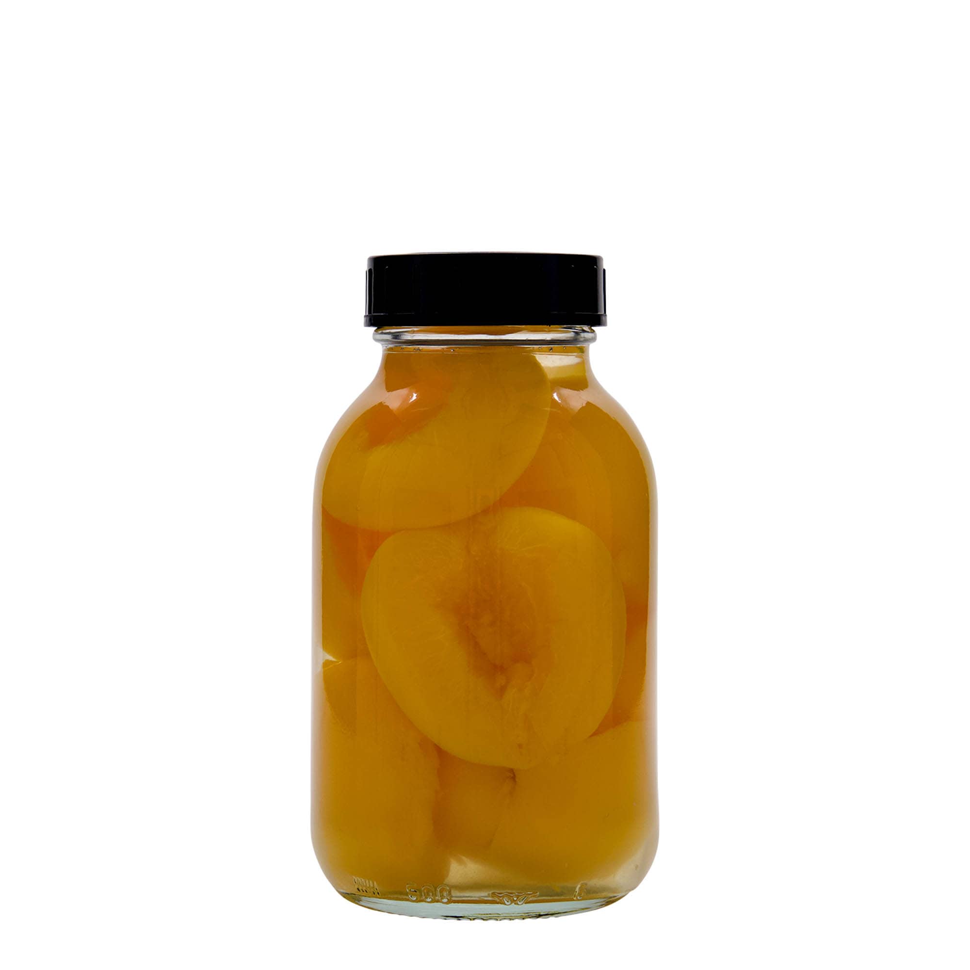 500 ml širokouhlové sklo, hrdlo: DIN 55