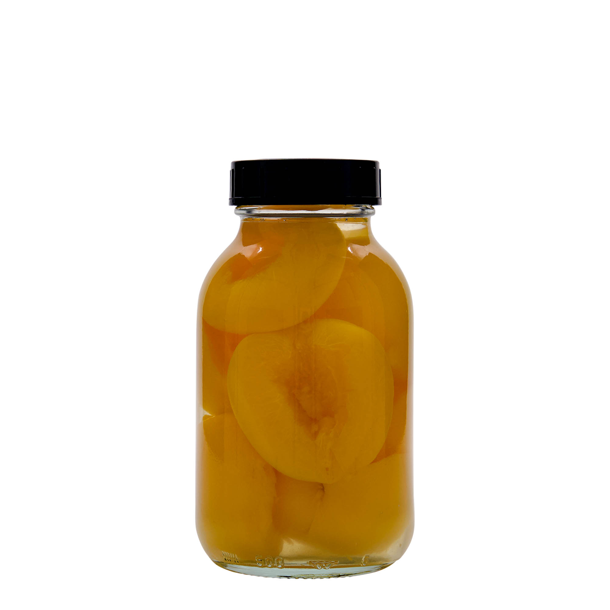 500 ml širokouhlové sklo, hrdlo: DIN 55