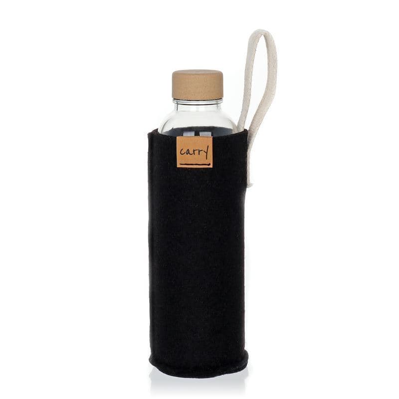 CARRY Sleeve, textil, čierna farba