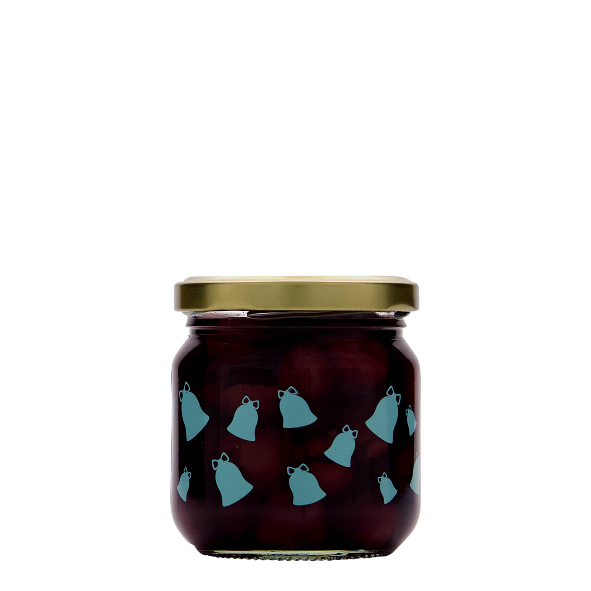 212 ml okrúhla pohár, motív: zvonček, ústie: Twist-Off (TO 66)