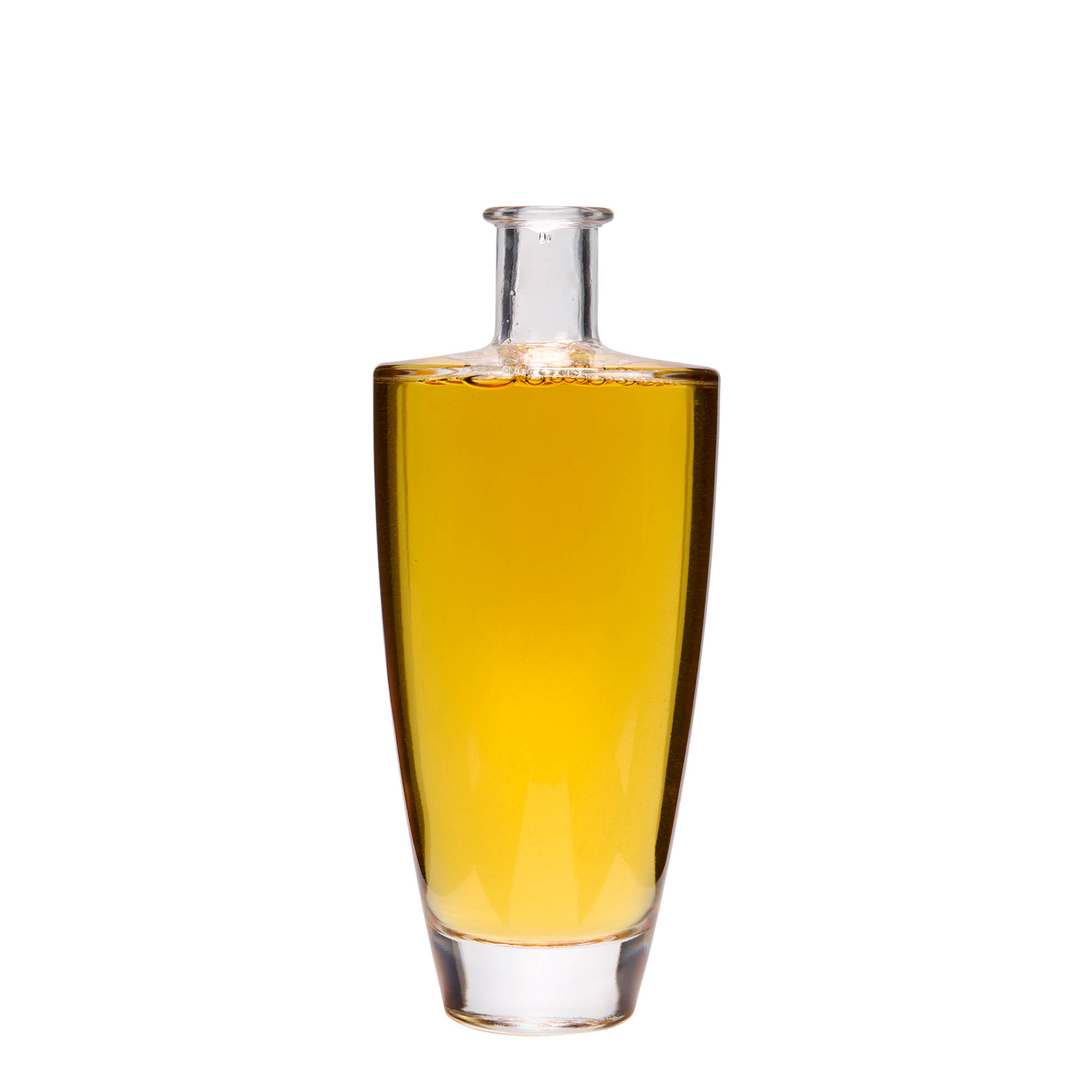 500 ml sklená fľaša „Vanessa“, oválna, hrdlo: korok