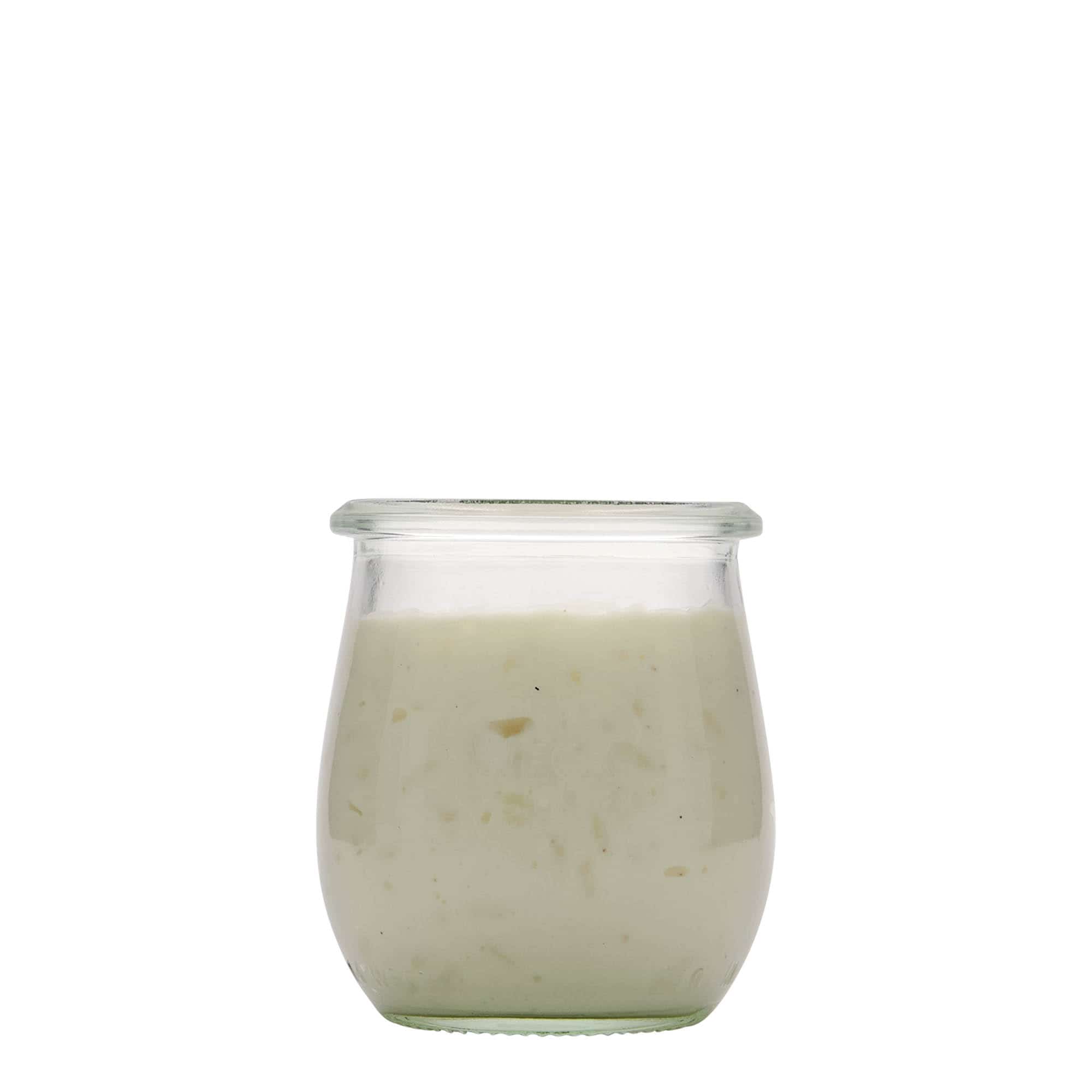 220 ml WECK tulipánový pohár, hrdlo: okrúhly okraj