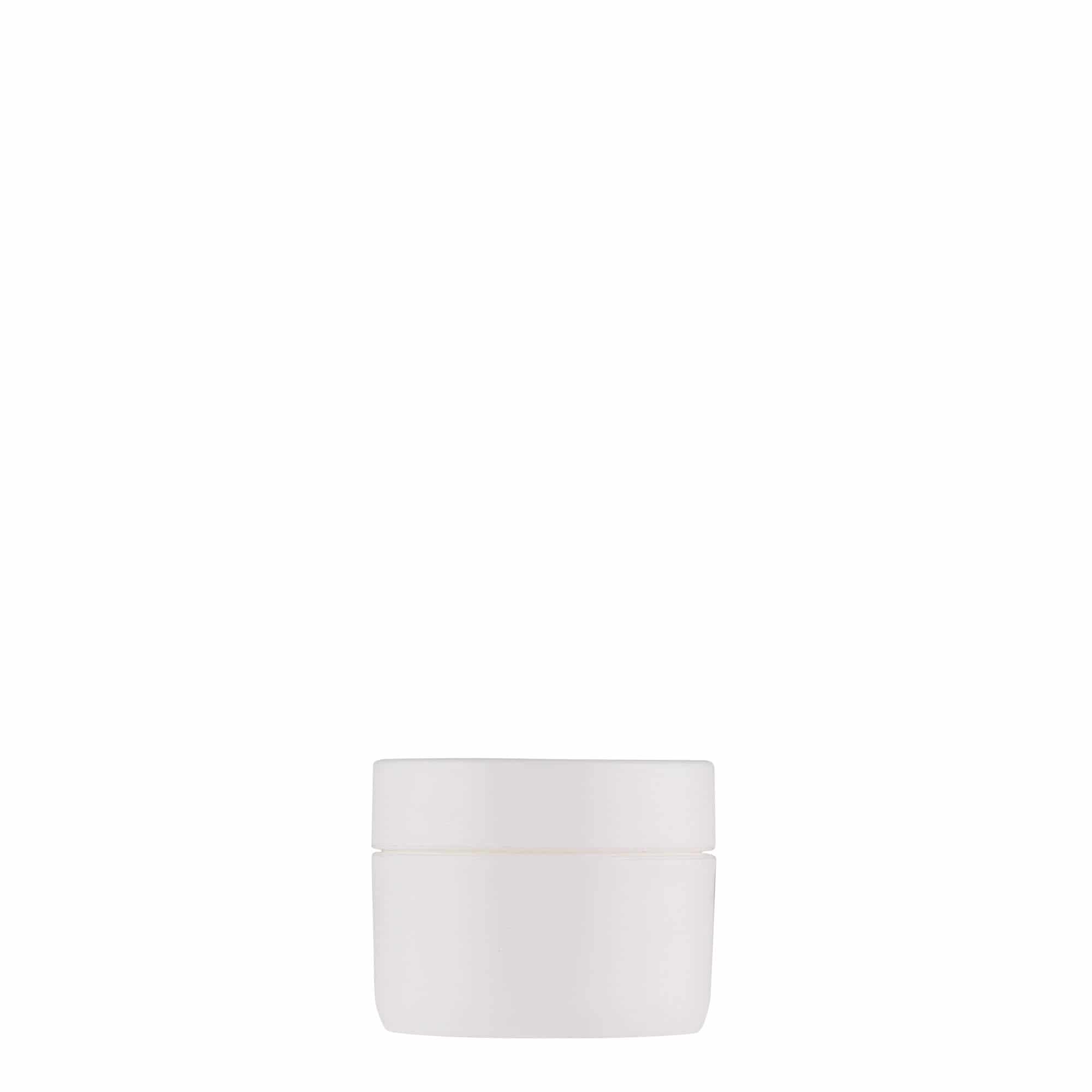10 ml plastová dóza „Antonella“, PP, biela farba, hrdlo: skrutkovací uzáver