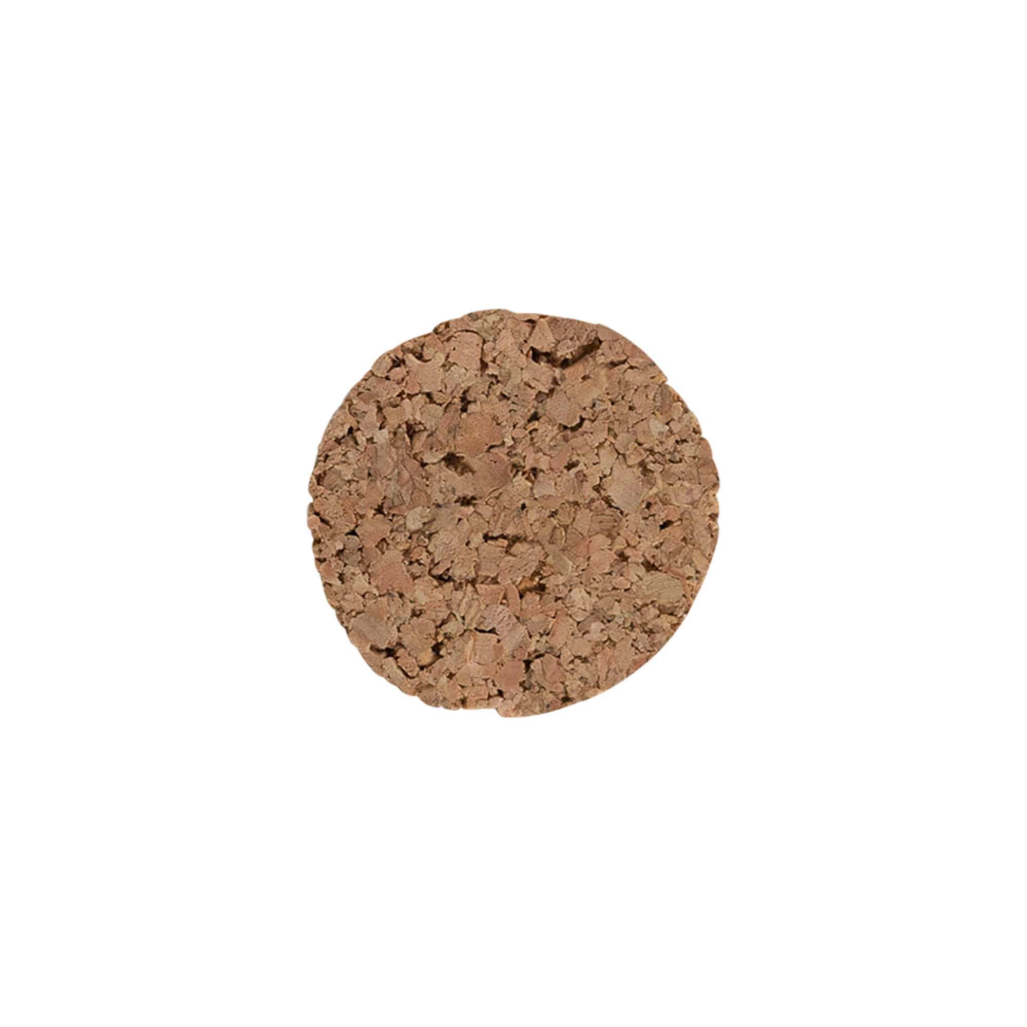 Špicaté zátky 25-35 x 27, lisovaný korok, béžová farba, pre hrdlo: korok