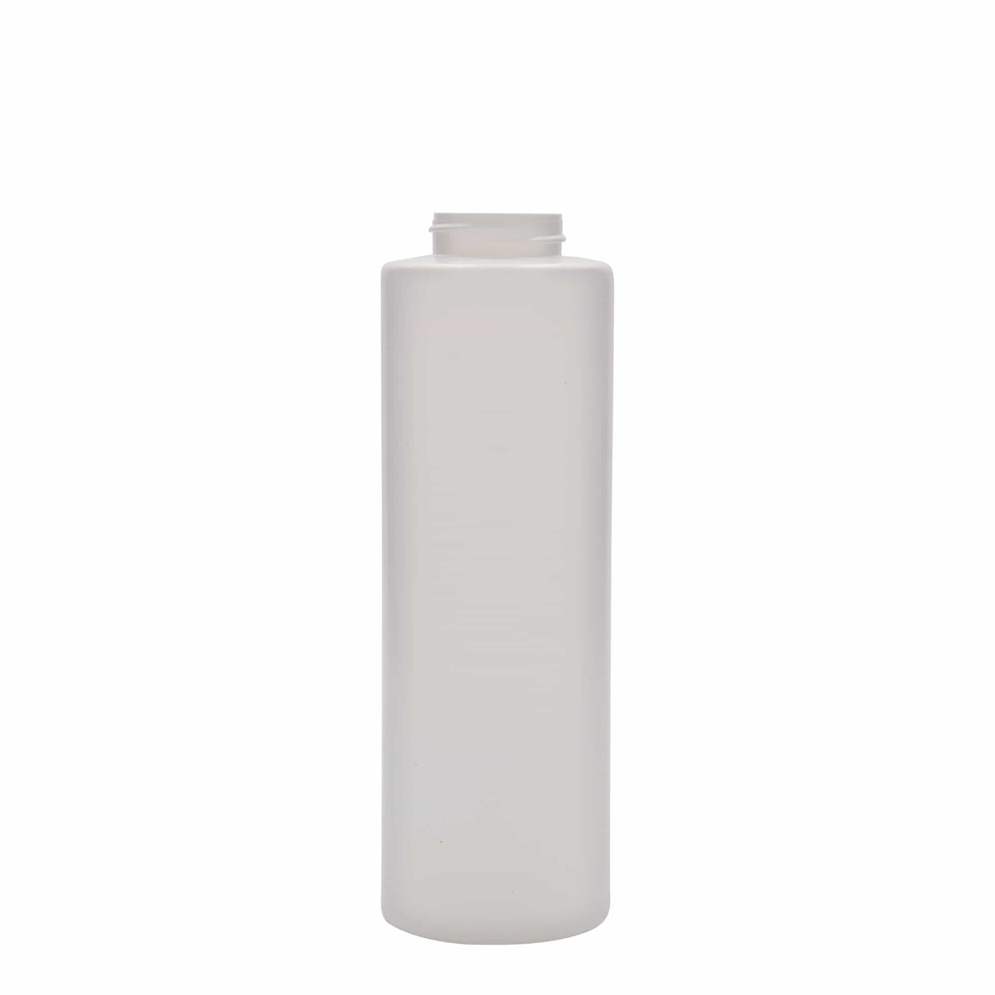 500 ml fľaša na omáčku, LDPE plast, biela, hrdlo: 38/400