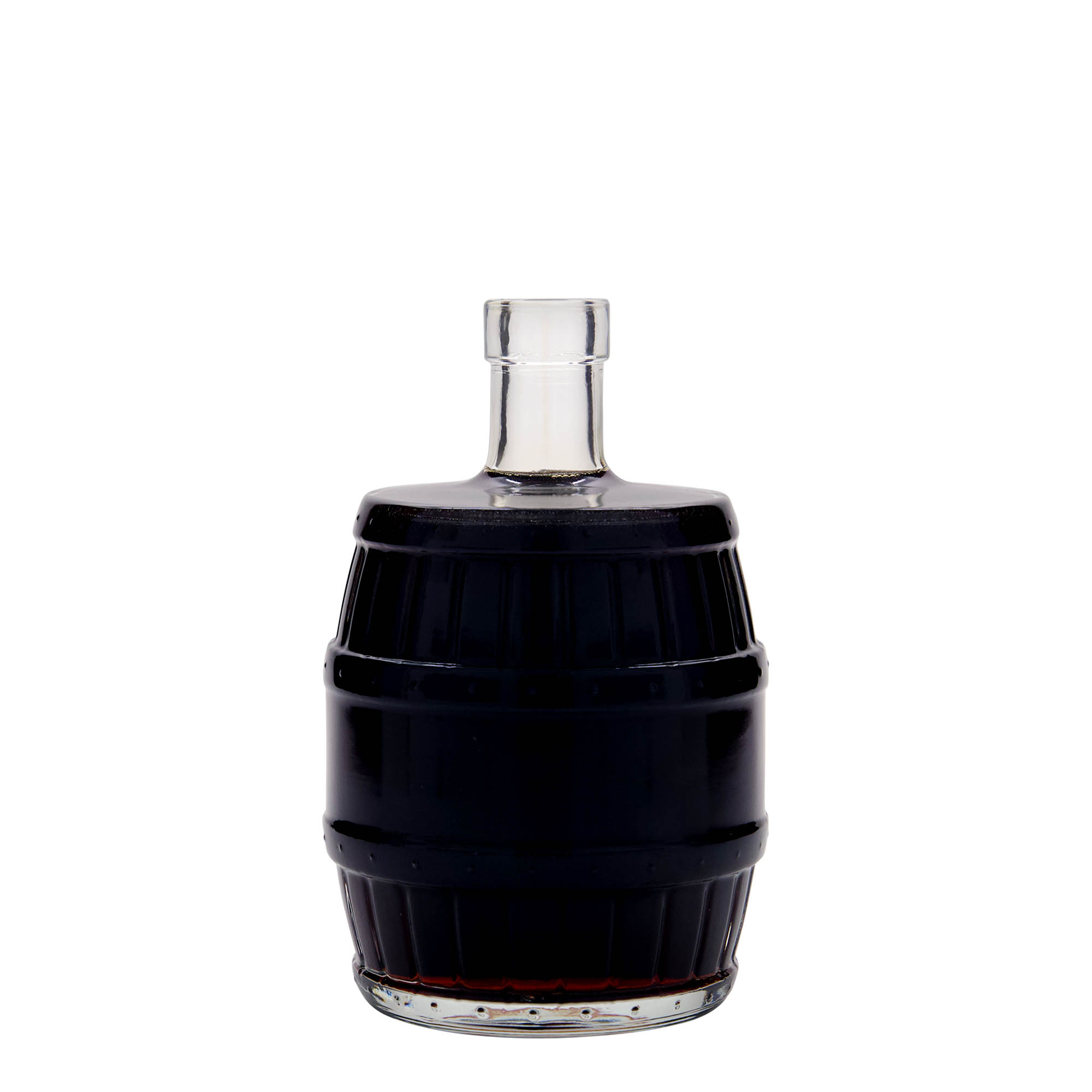 500 ml sklenená fľaša 'súdok', hrdlo: korek
