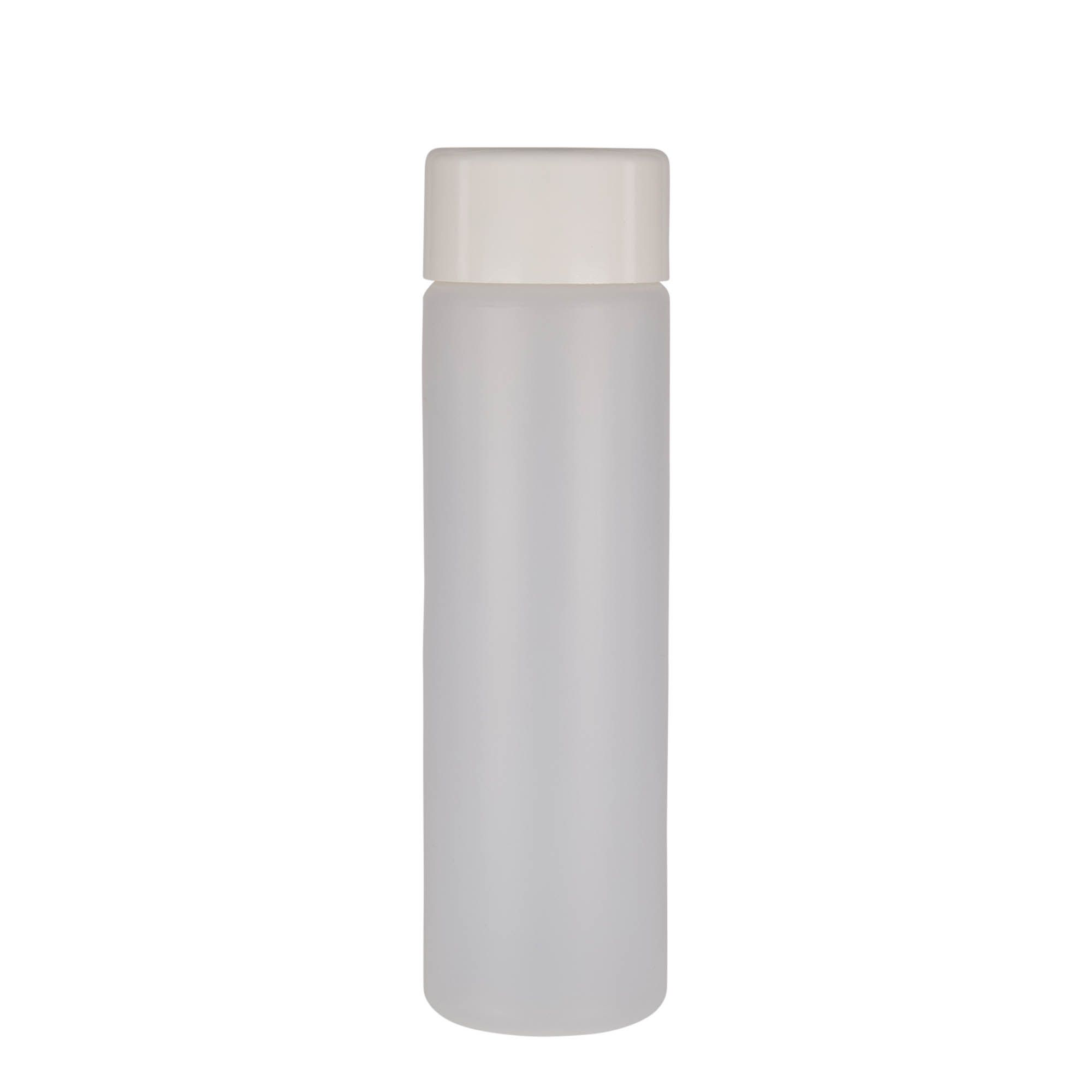 500 ml okrúhla fľaša, PE-plast, prírodná, hrdlo: skrutkovací uzáver
