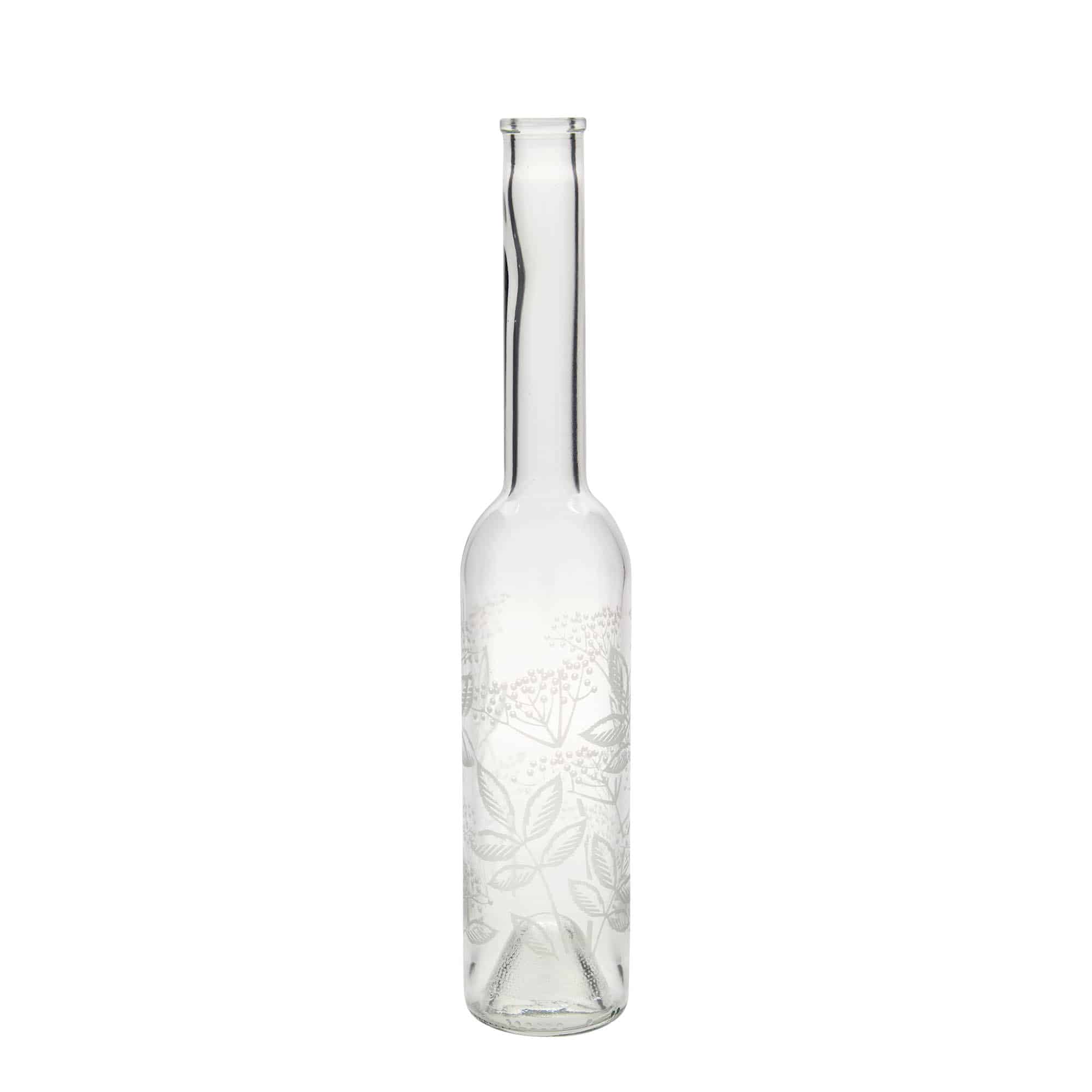 350 ml sklenená fľaša 'Opera', motív: baza čierna, hrdlo: korok 350 ml sklenená fľaša 'Opera', motív: baza čierna, hrdlo: korok