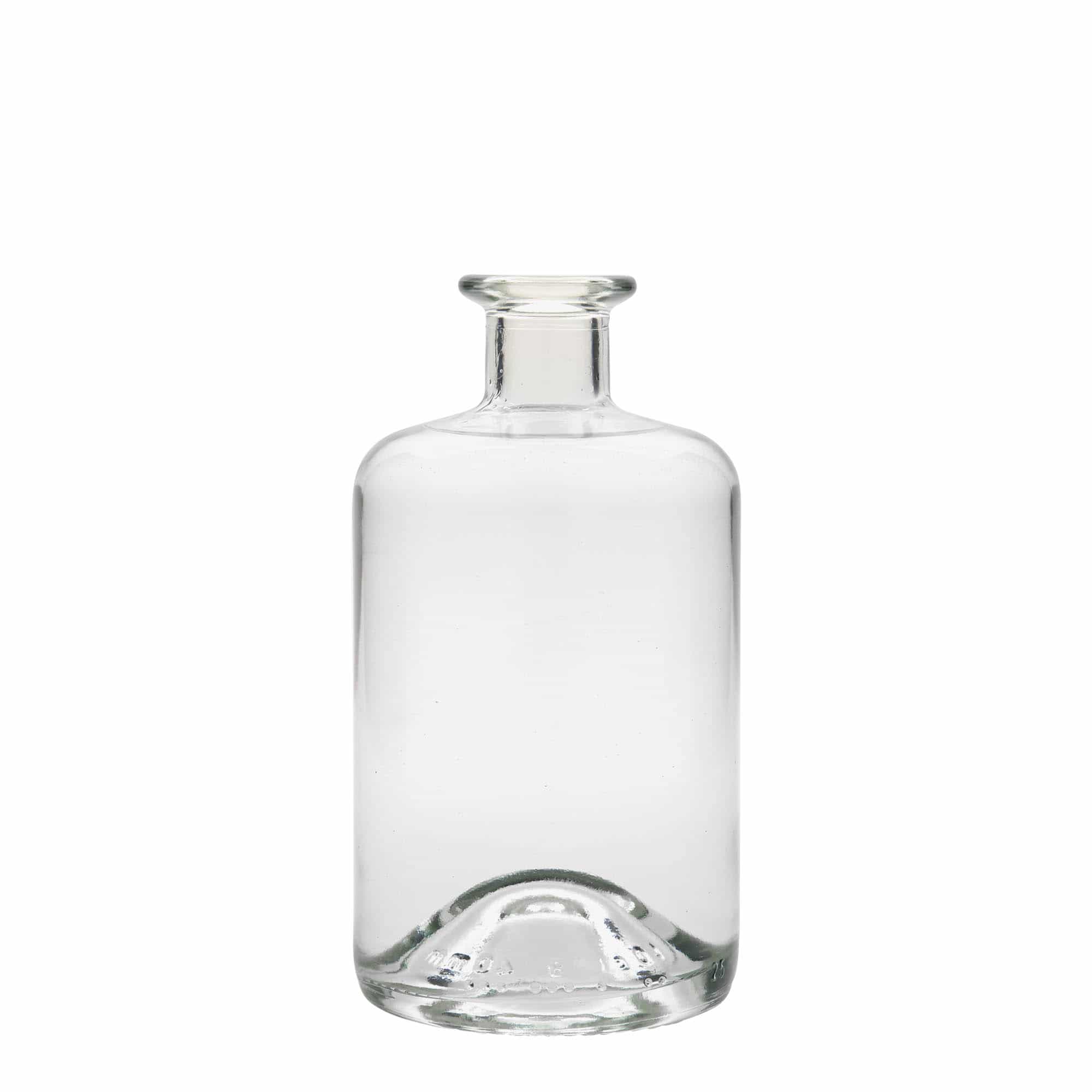 500 ml sklená fľaša lekárnická, hrdlo: korok