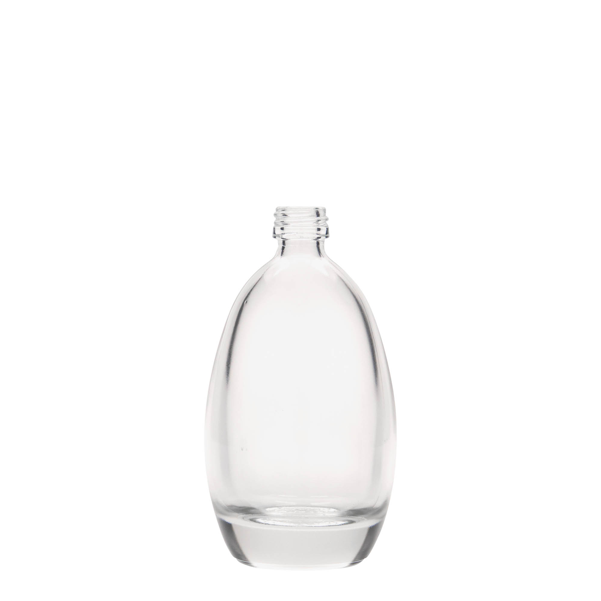 100 ml sklenená fľaša „Vajce“, hrdlo: PP 18 100 ml sklenená fľaša „Vajce“, hrdlo: PP 18