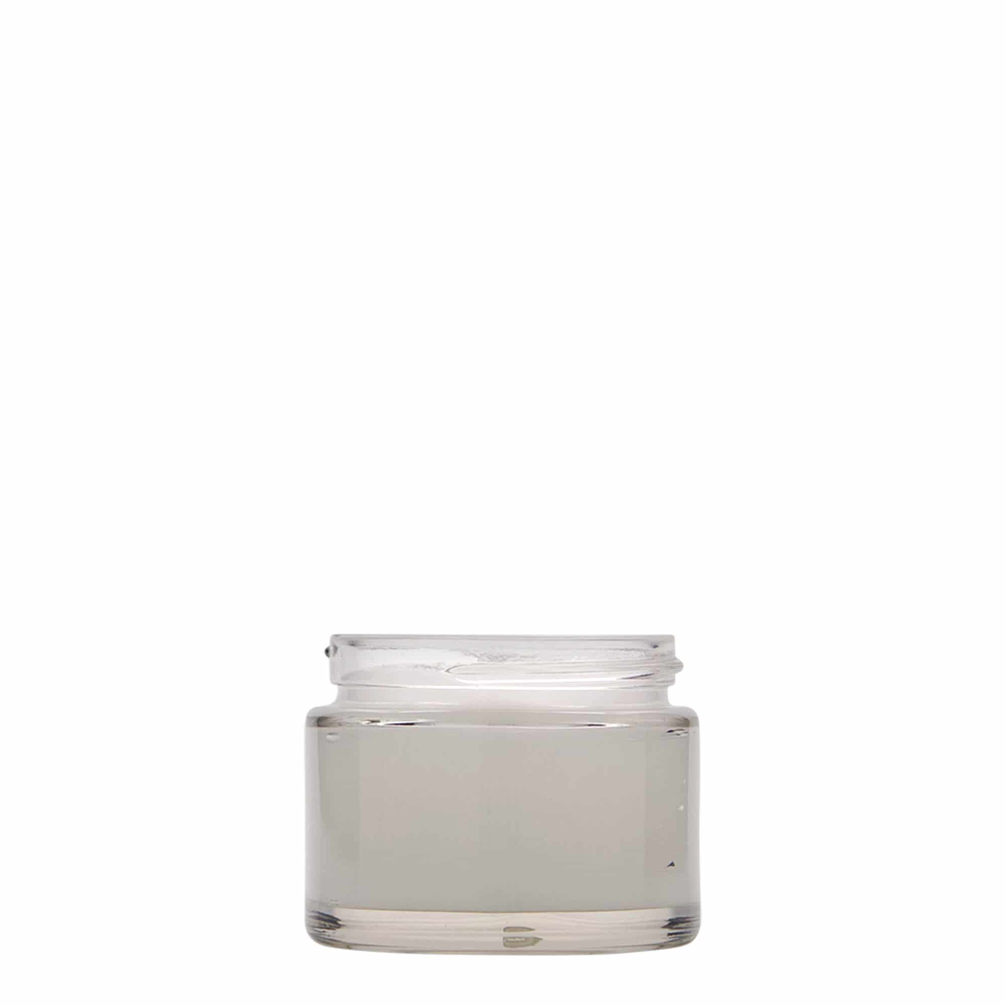 50 ml téglik „Beauty“, sklený, hrdlo: skrutkovací uzáver