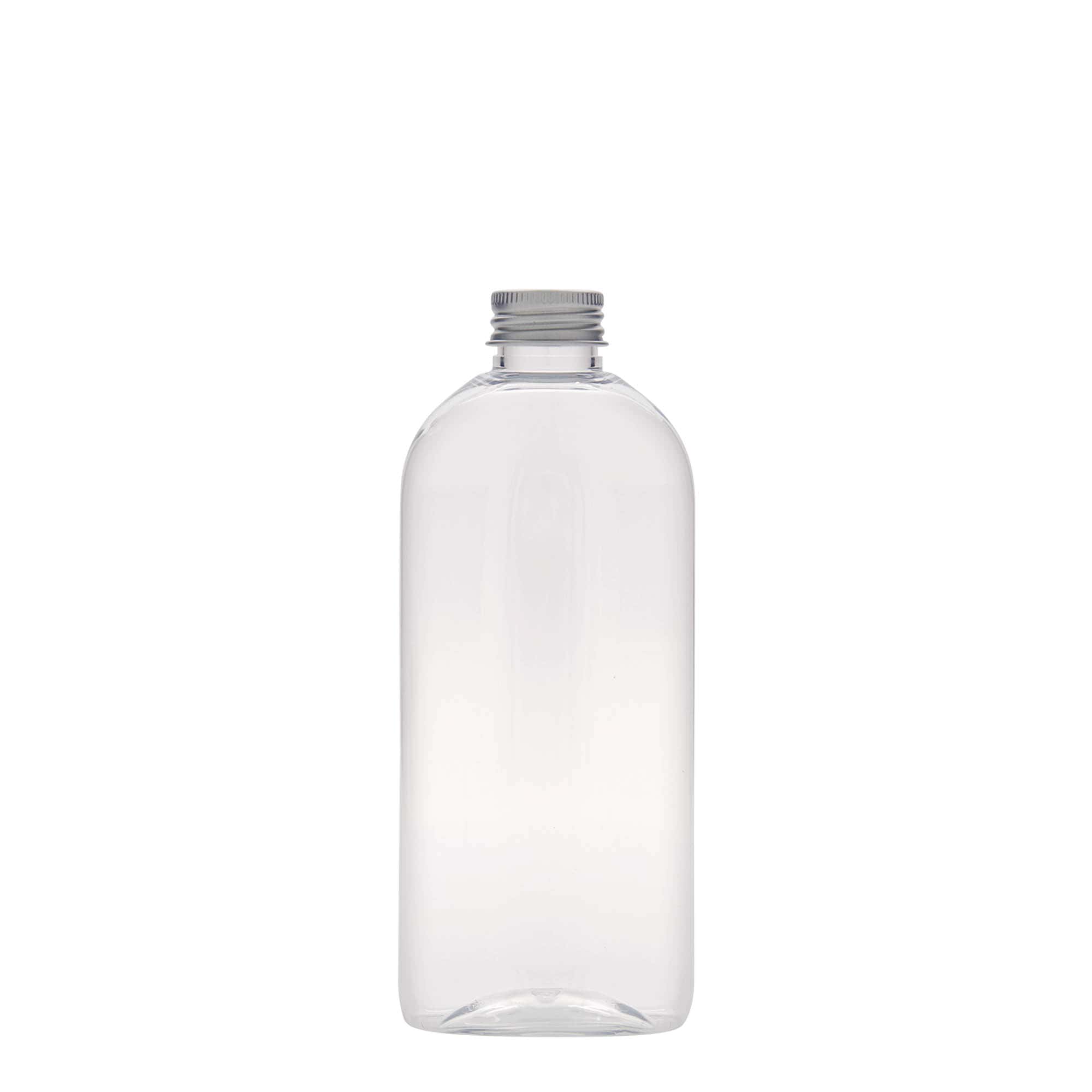 250 ml PET fľaša 'Iris', oválna, plast, hrdlo: 24/410