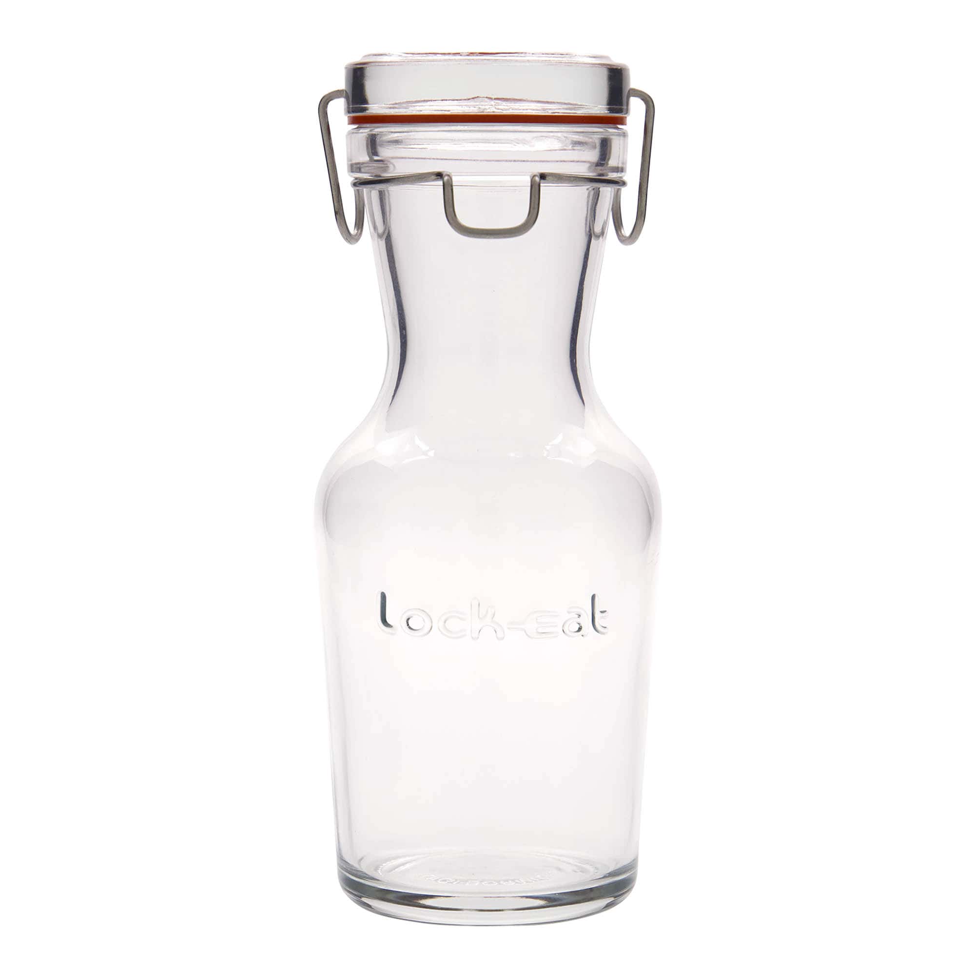 500 ml sklená karafa „Lock-Eat“, hrdlo: strmeňový uzáver