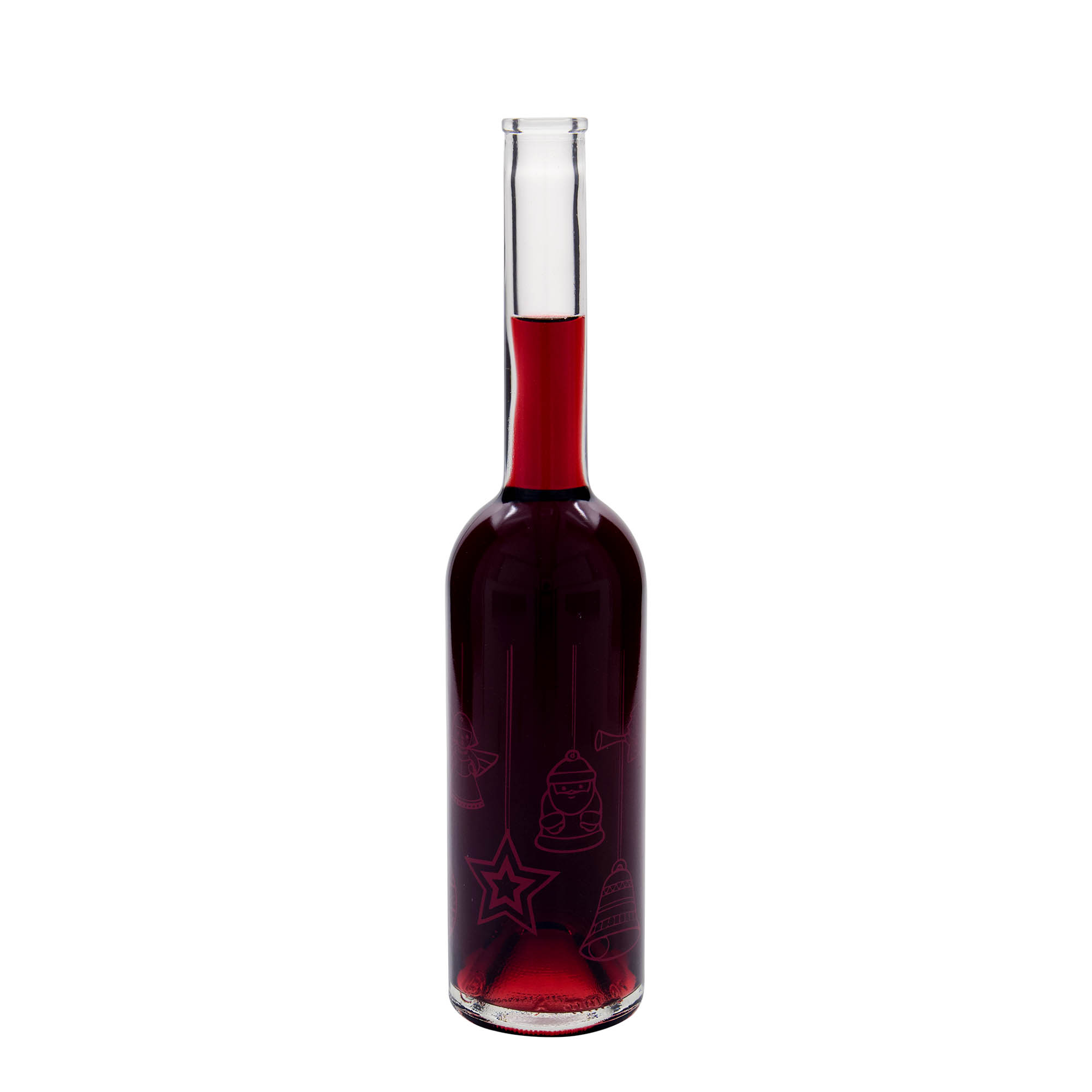 500 ml sklenená fľaša 'Opera', motív: hviezdy, hrdlo: korok 500 ml sklenená fľaša 'Opera', motív: hviezdy, hrdlo: korok