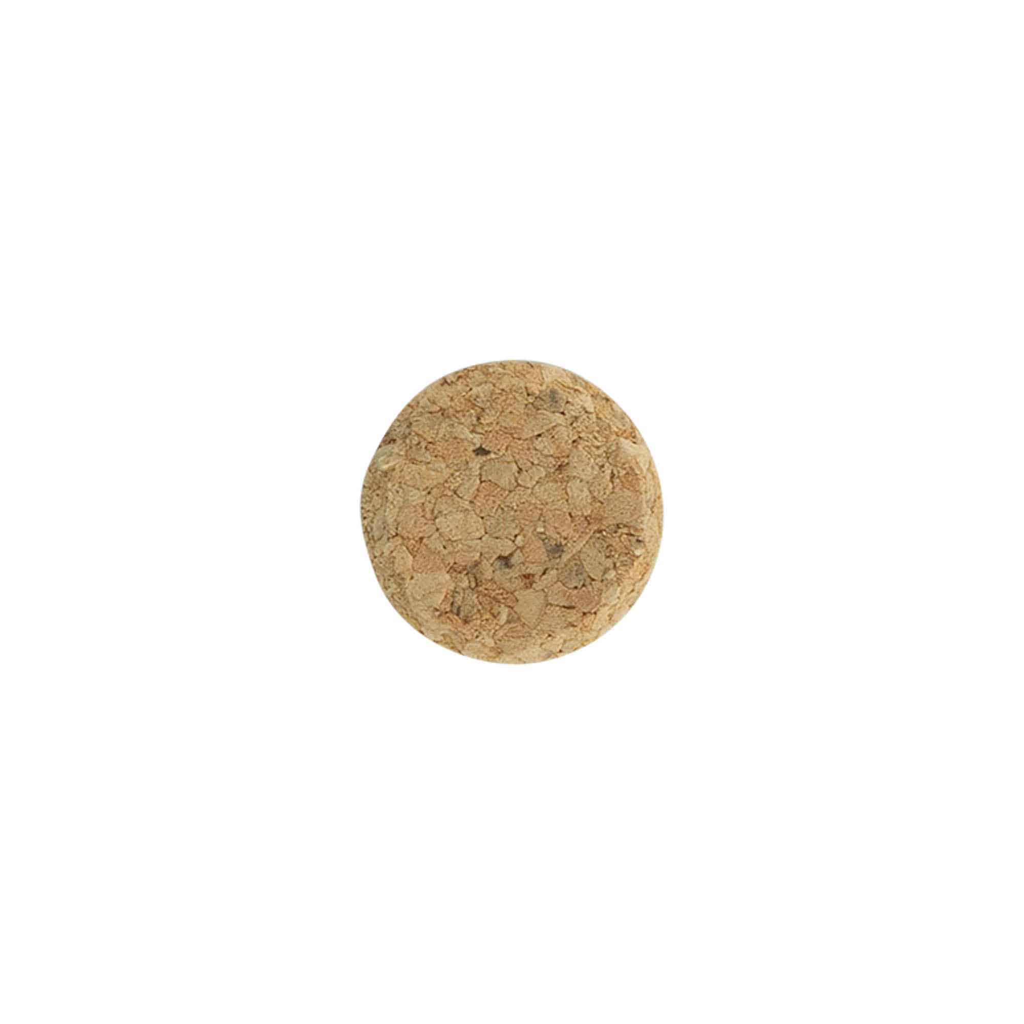 Zátky na víno 22,5 mm, prírodný korok, béžová farba, pre hrdlo: korok