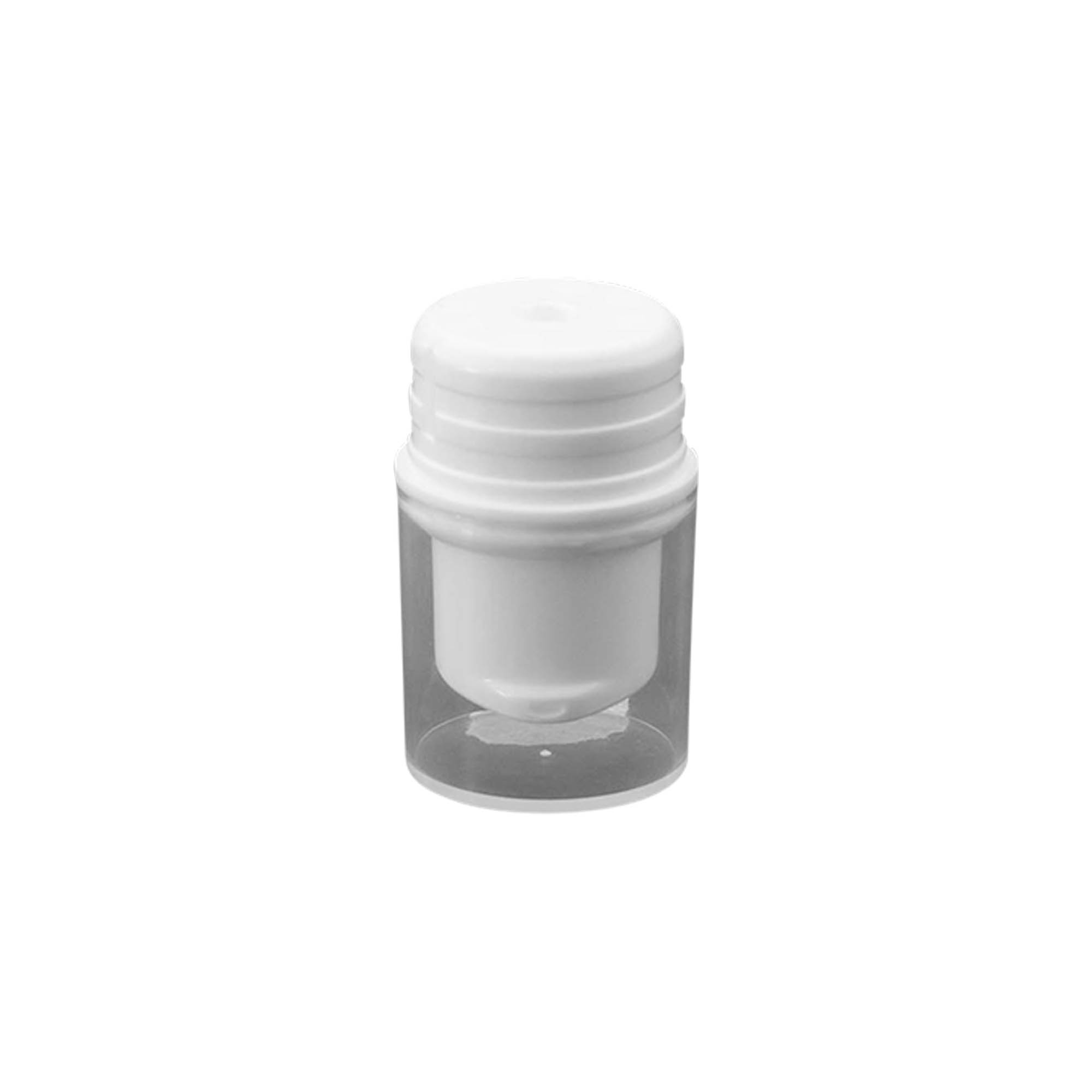 Airless dávkovacia pumpa 'Nano', PP-plast, biela Airless dávkovacia pumpa 'Nano', PP-plast, biela