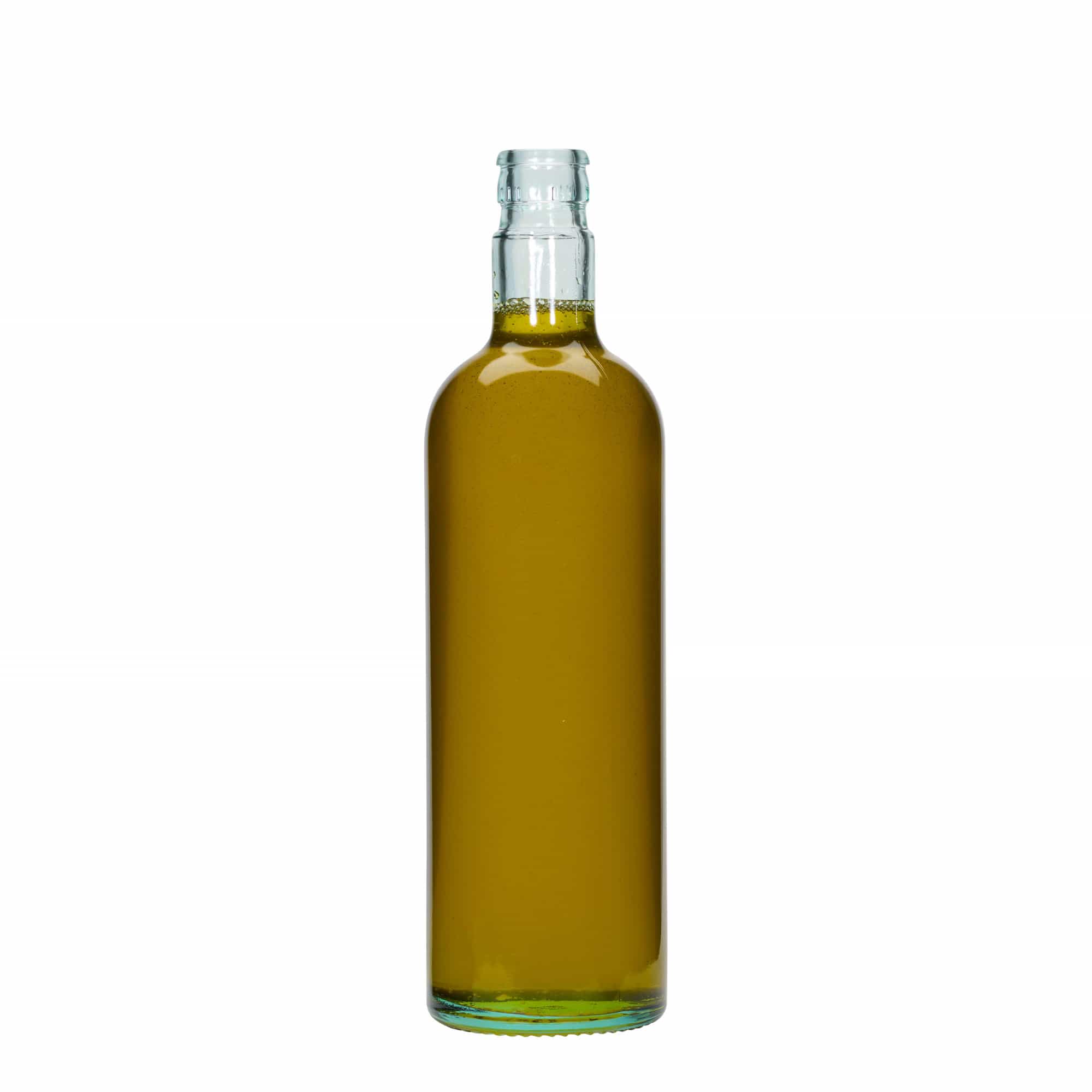 750 ml fľaša na ocot/olej 'Willy New', sklo, svetlozelená, hrdlo: DOP